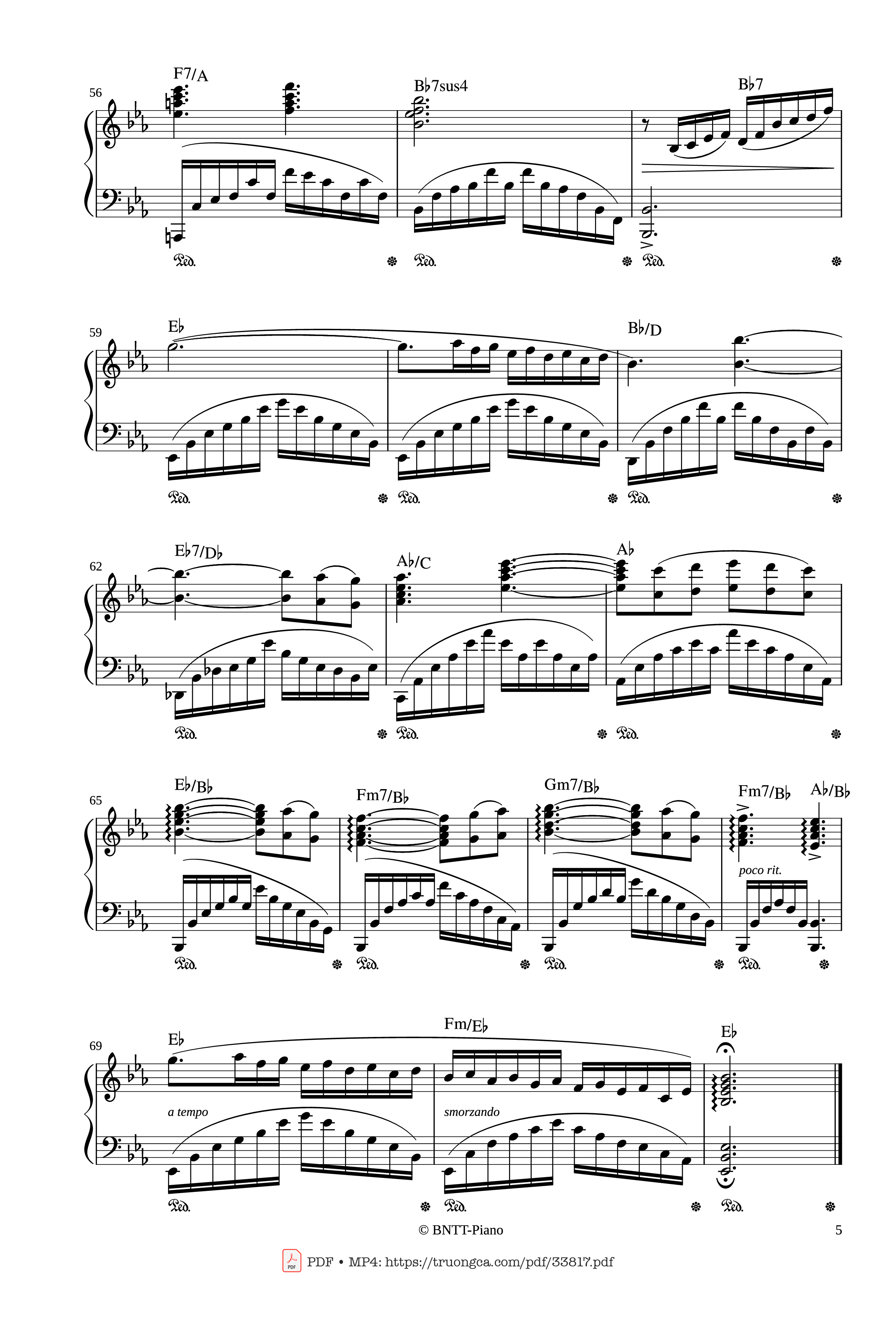 Trang 5 của Sheet nhạc PDF Piano bài hát AUTUMN STORY - Le Piano Sur La Vague Piano - PAUL MAURIAT