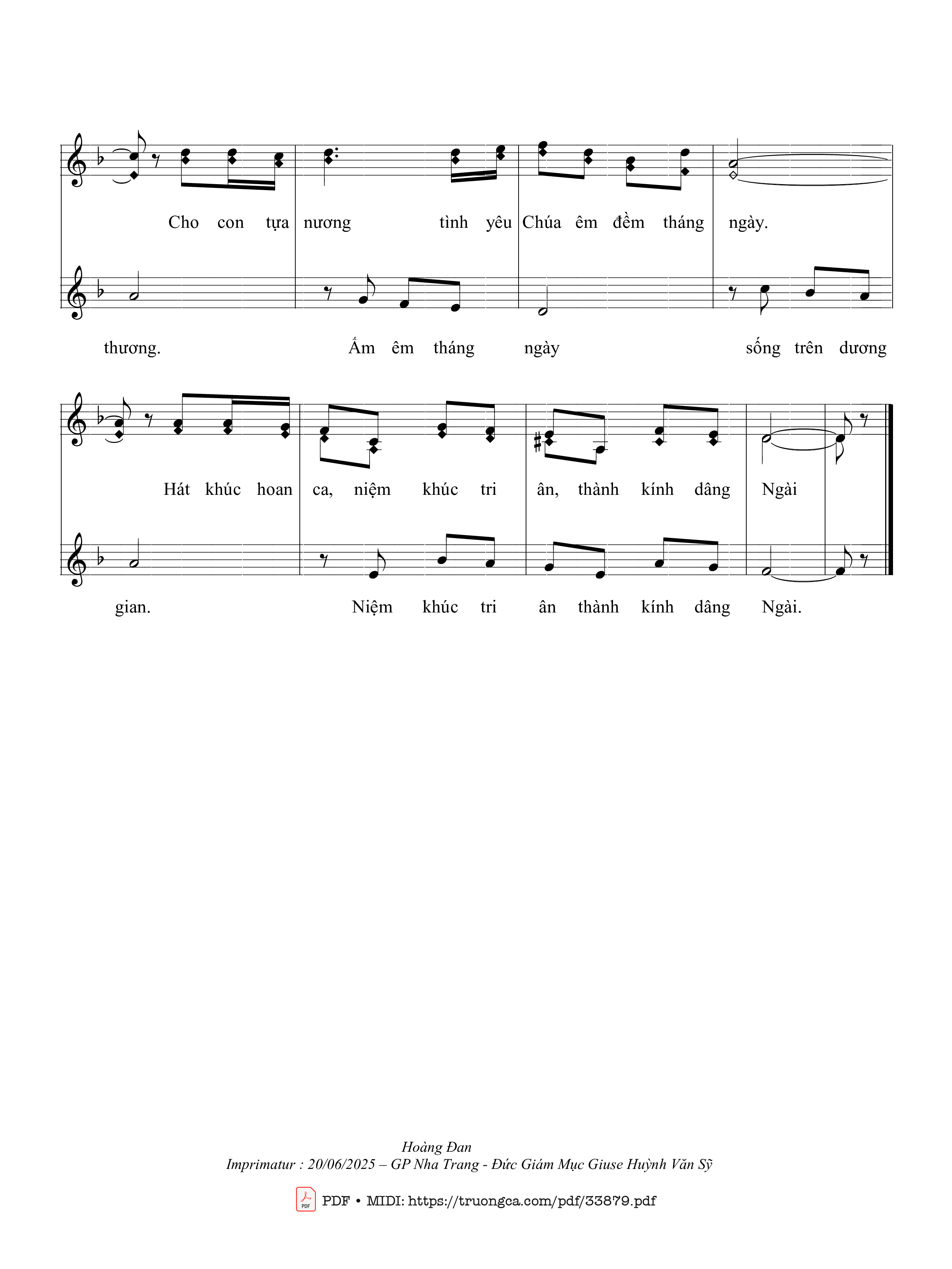 Trang 2 của Sheet nhạc PDF bài hát Đời Người Mong Manh - Hoàng Đan