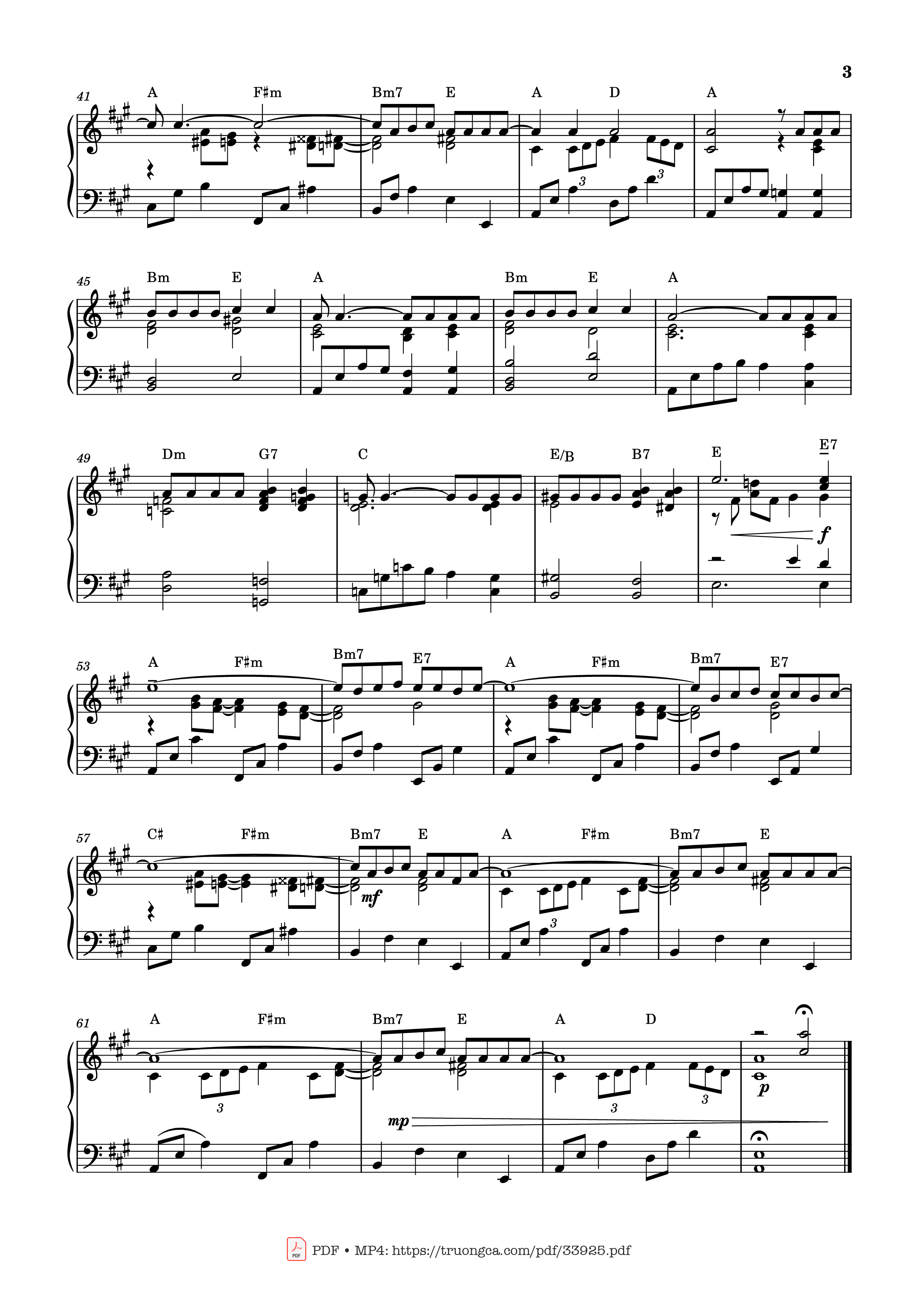 Trang 3 của Sheet nhạc PDF Piano bài hát Blue moon Piano - Richard Rodgers