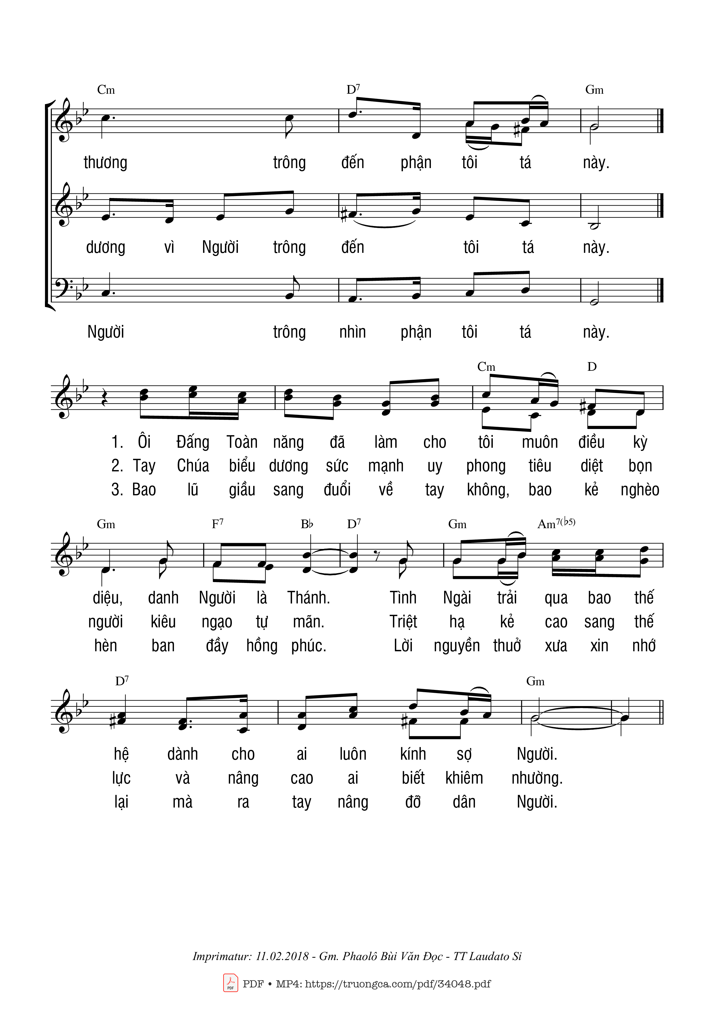 Linh hồn tôi dâng lời ngợi khen Thiên Chúa, Trang 2