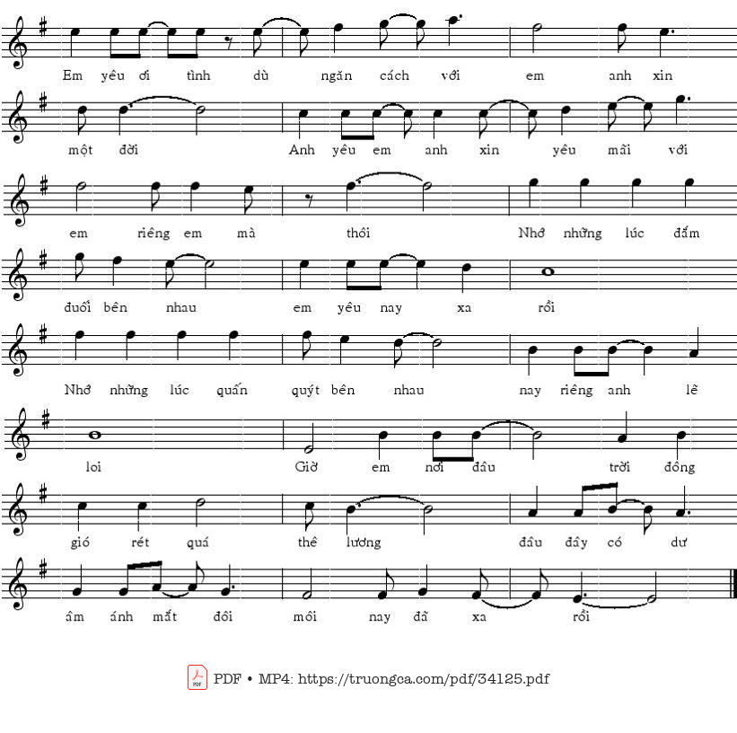 Trang 2 của Sheet nhạc PDF bài hát Xa Em Kỷ Niệm - Nhật Ngân