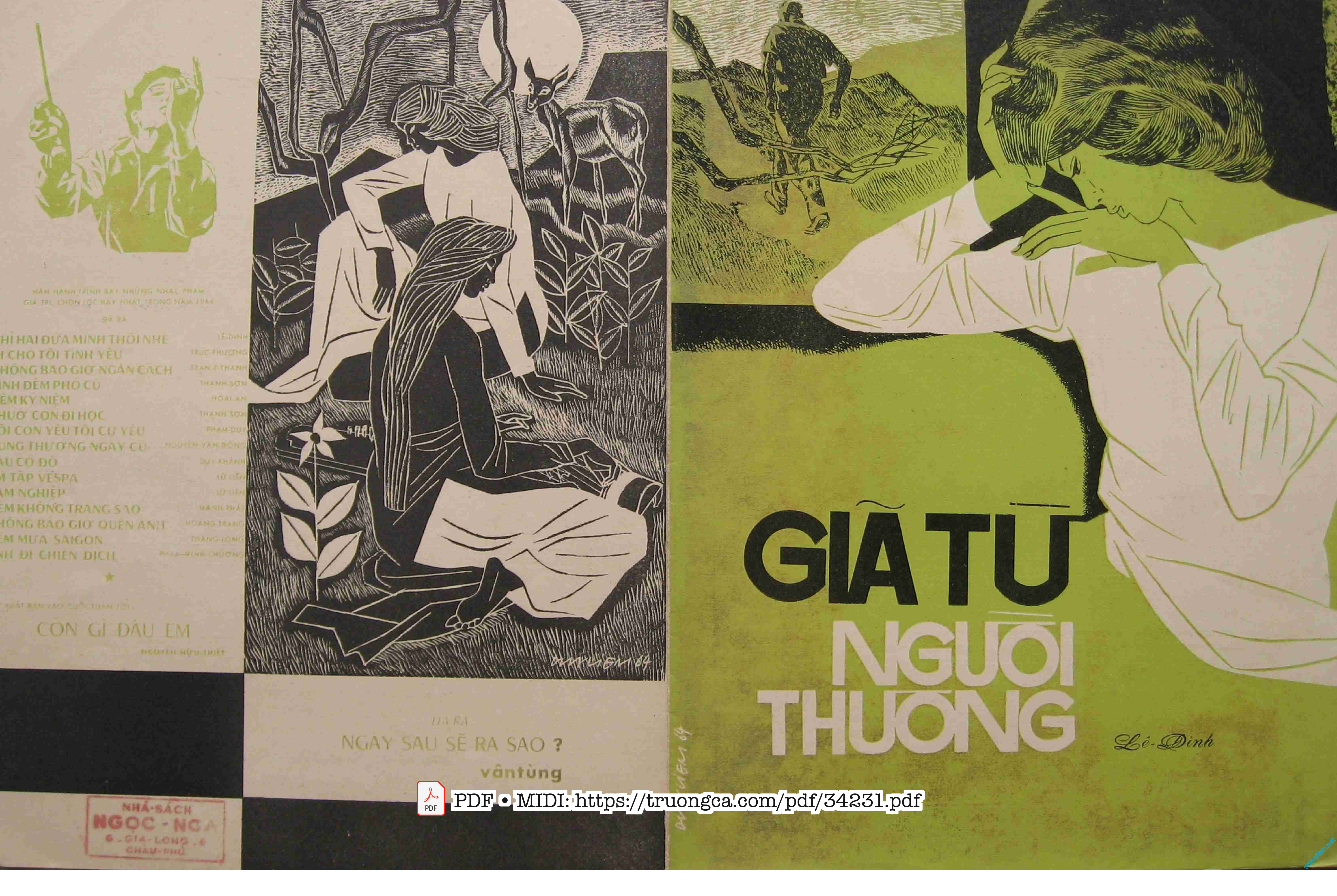 Trang 1 của Sheet nhạc PDF bài hát Giã từ người thương - Lê Dinh