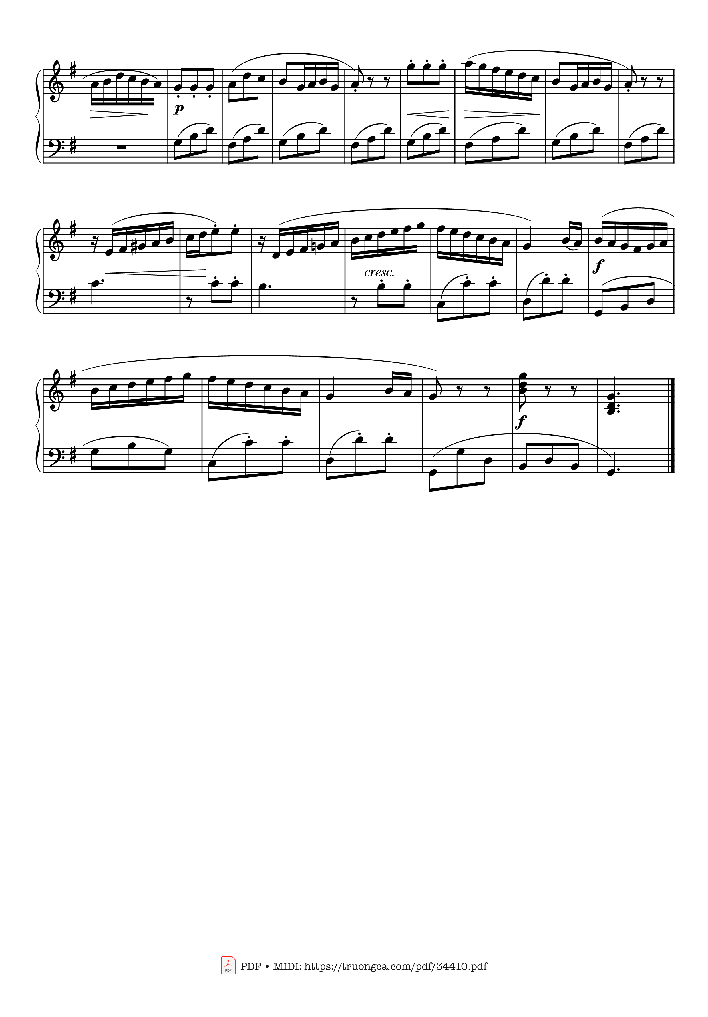 Trang 3 của Sheet nhạc PDF Piano bài hát RONDO from Sonatina Op. 36 No.2 Piano - CLEMENTI