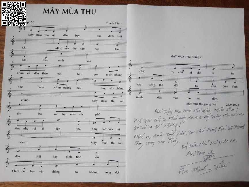 Mây mùa thu - Phan Thanh Tâm