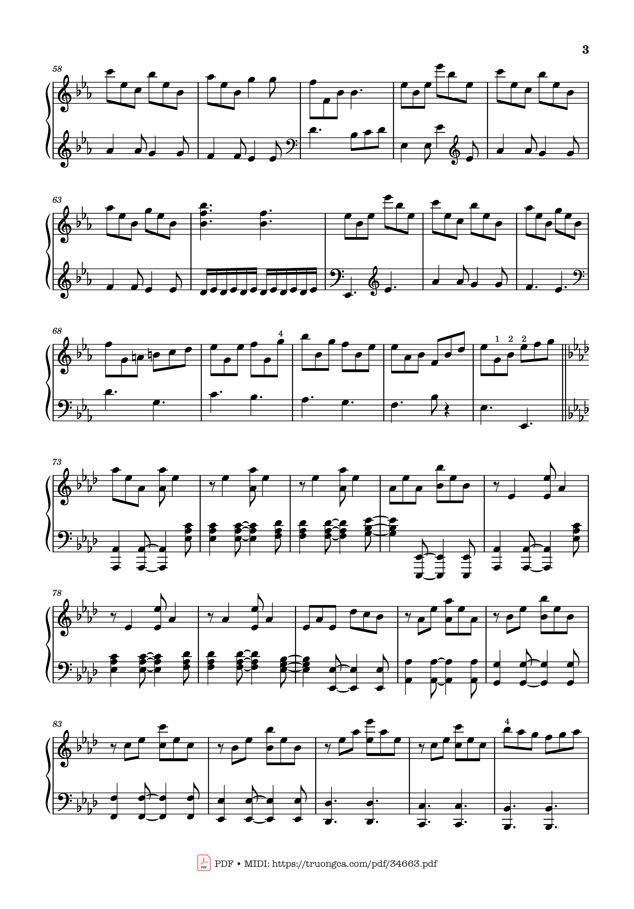 Trang 3 của Sheet nhạc PDF Piano bài hát I Saw Three Ships Piano - English Christmas carol