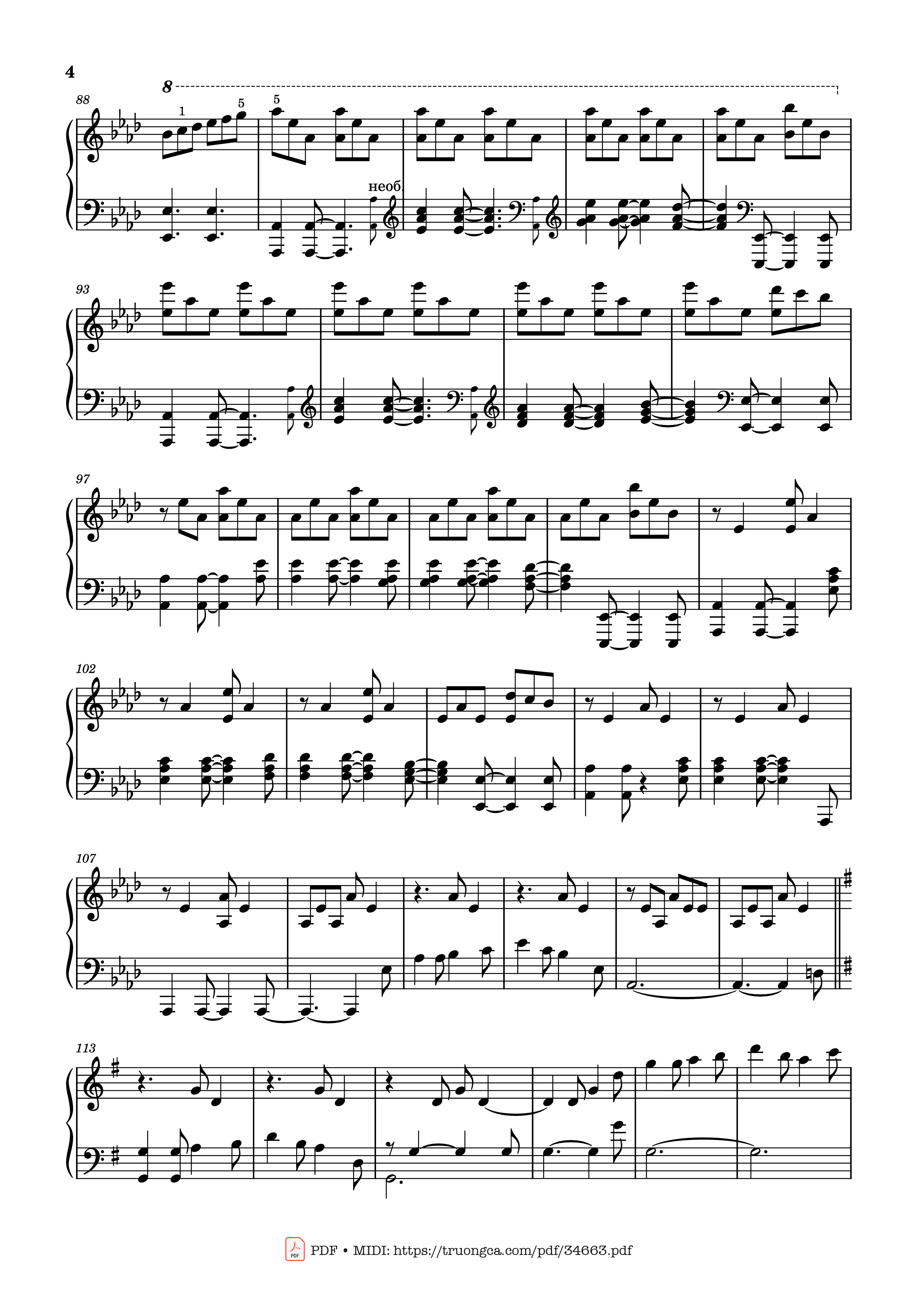 Trang 4 của Sheet nhạc PDF Piano bài hát I Saw Three Ships Piano - English Christmas carol