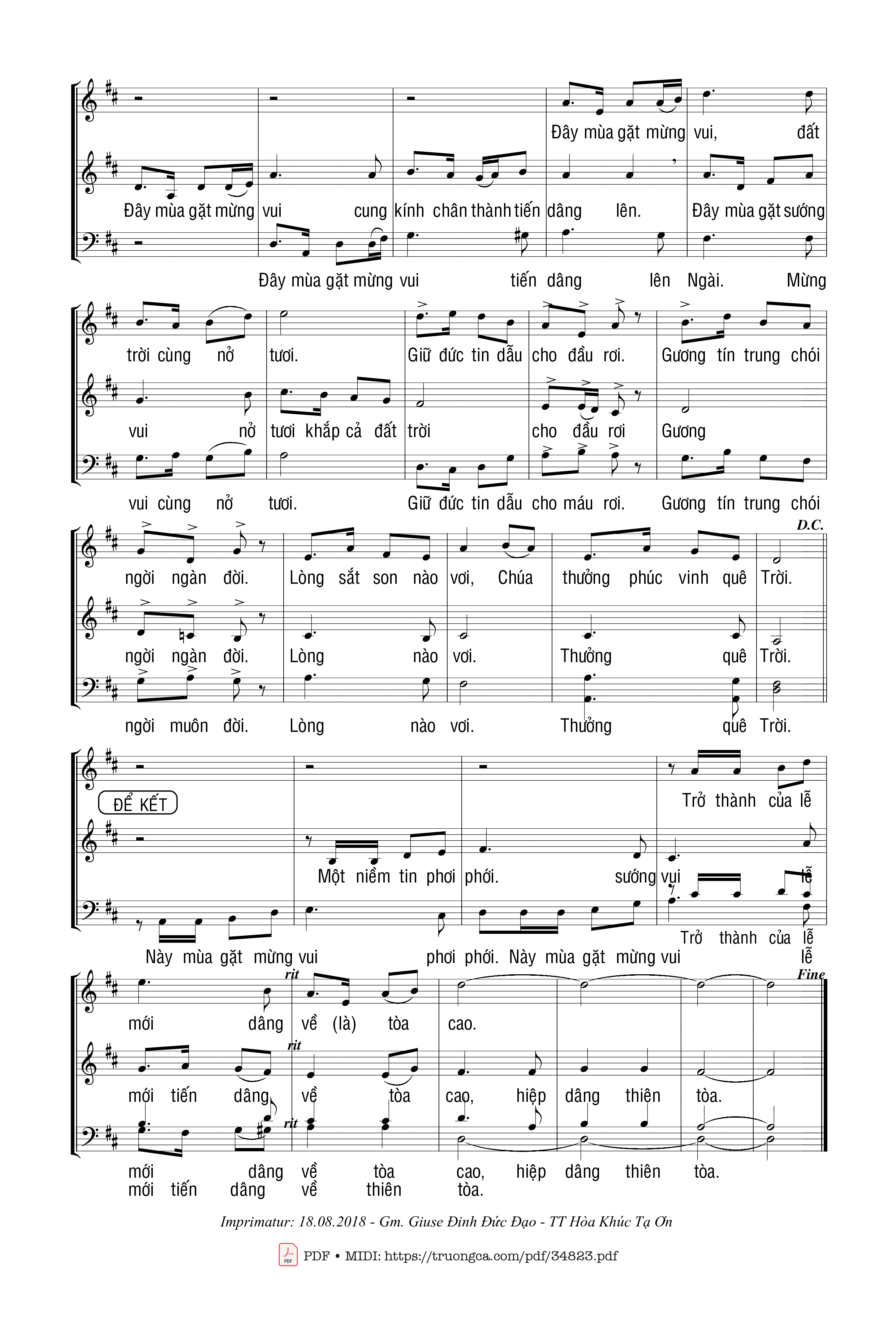 Kìa từng hồi chiêng Phước cả thiên đường, Trang 2