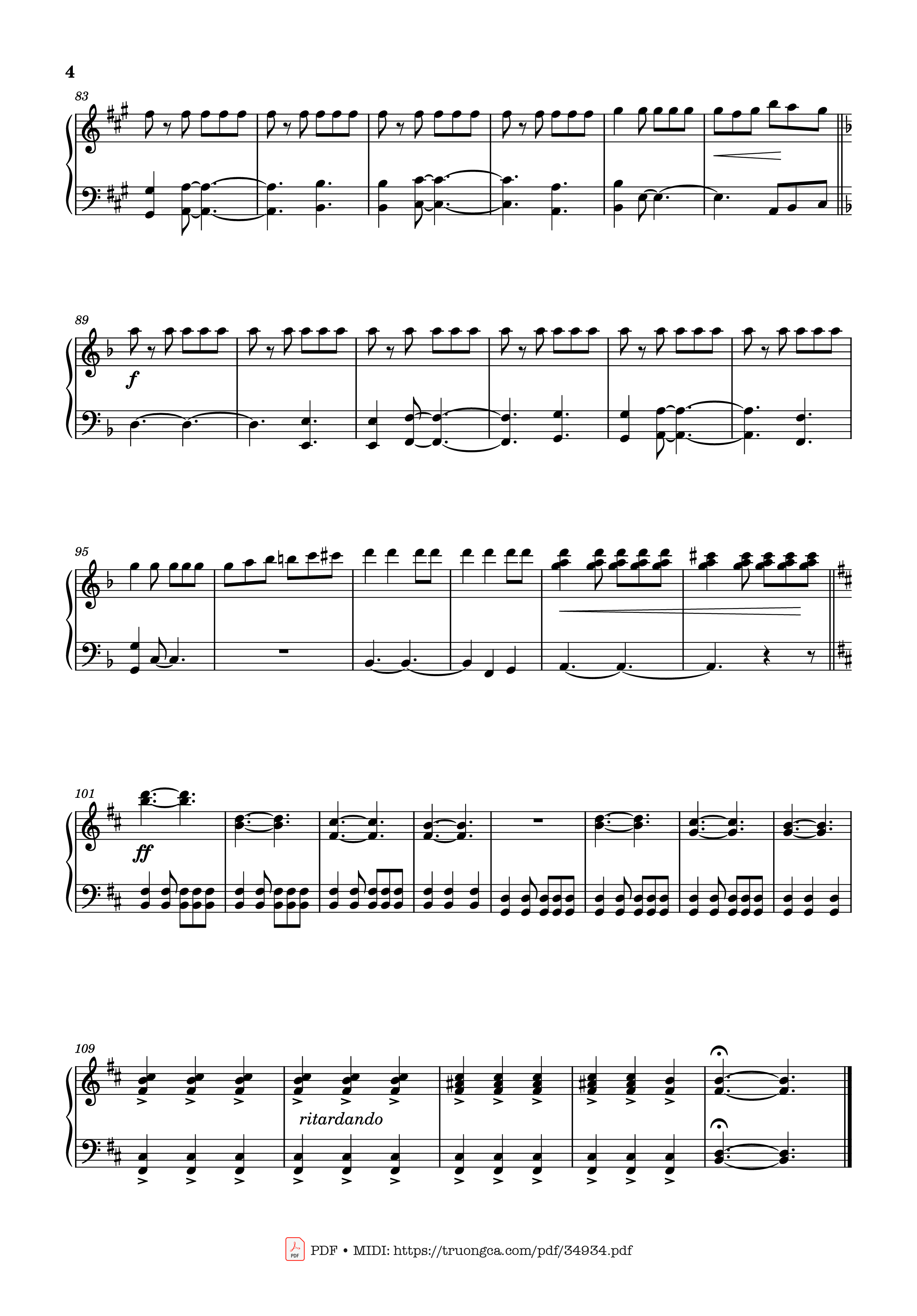 Trang 3 của Sheet nhạc PDF Piano bài hát Up Is Down (Pirates of the Caribbean) - Hans Zimmer