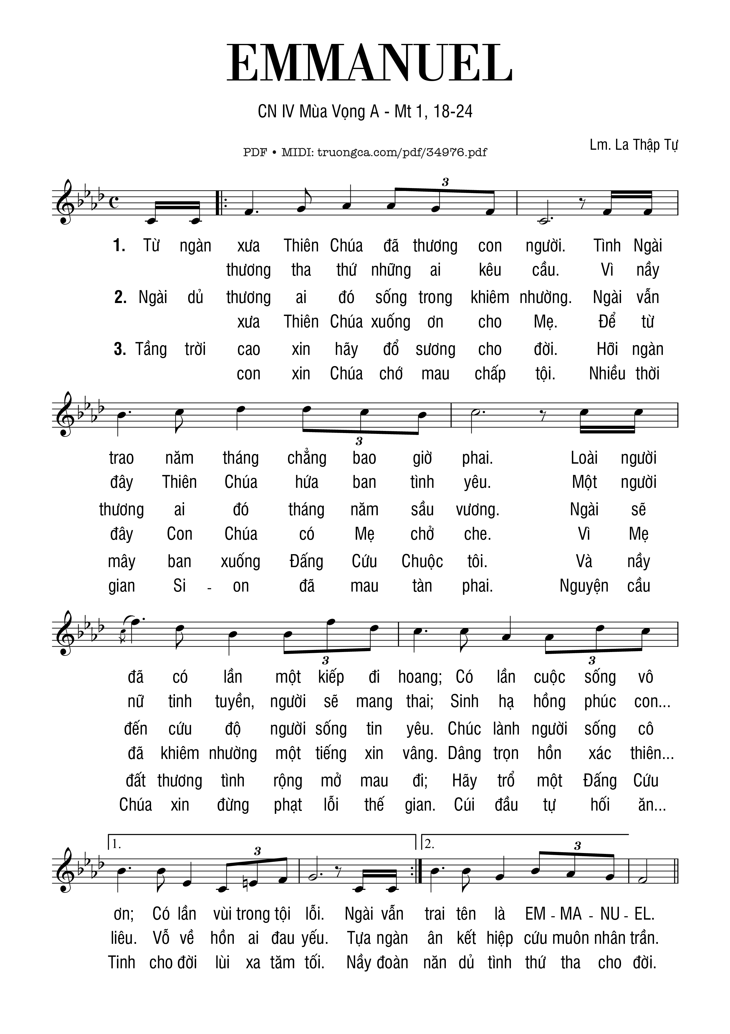 Emmanuel - La Thập Tự