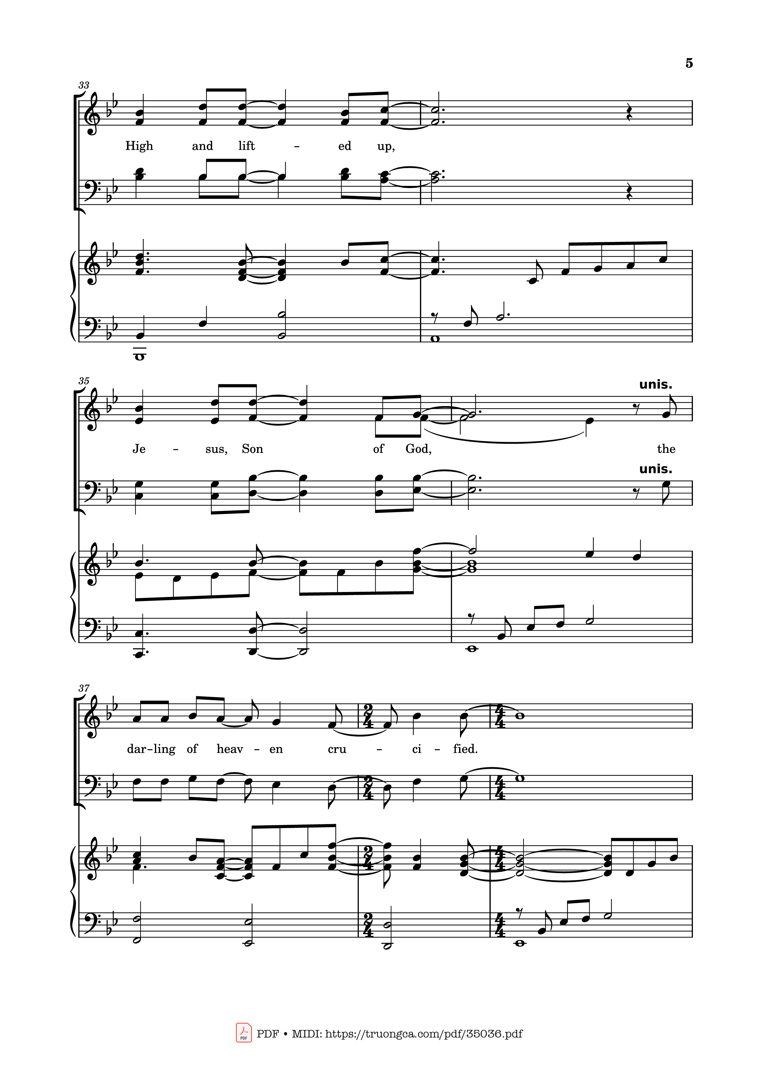 Trang 5 của Sheet nhạc PDF Piano bài hát Worthy is the Lamb Piano - DARLENE ZSCHECH