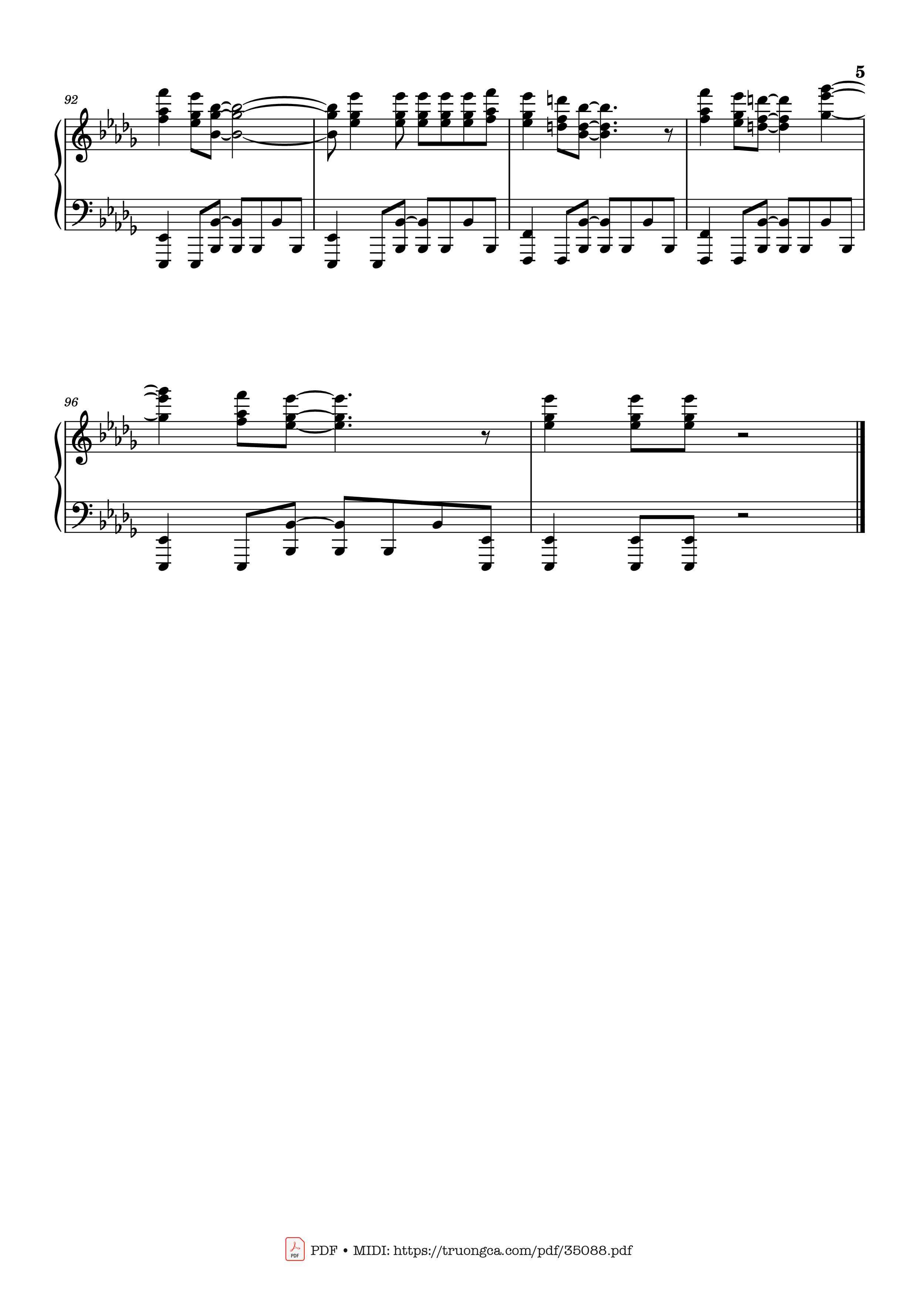 Trang 5 của Sheet nhạc PDF Piano bài hát Sway Piano - Dean Martin