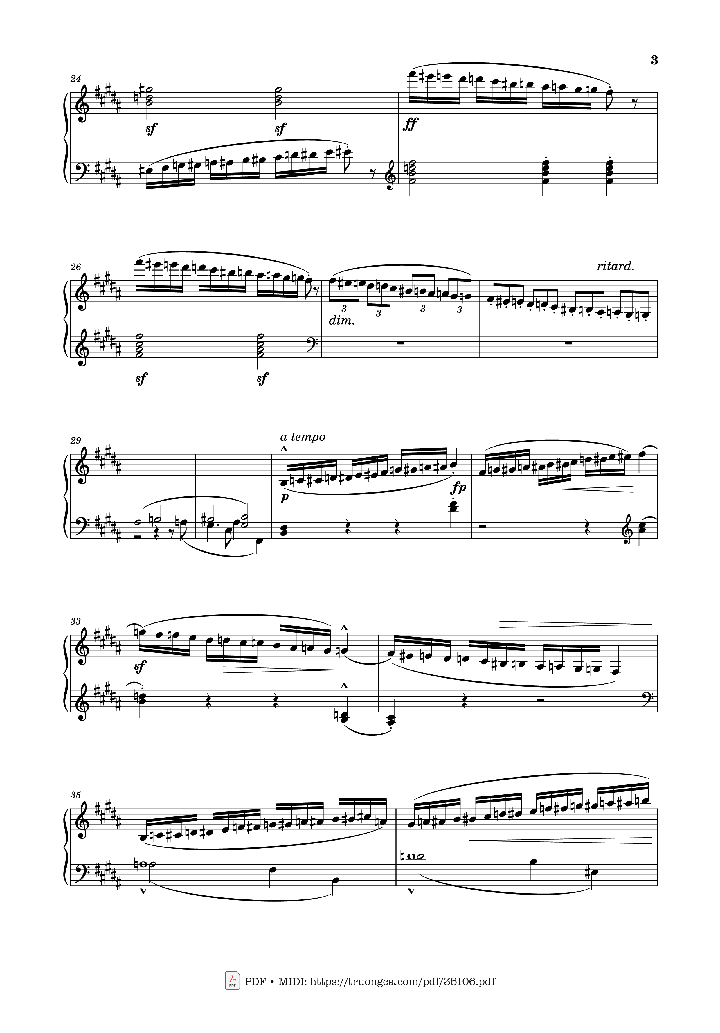 Trang 3 của Sheet nhạc PDF Piano bài hát Étude No. 20 in B Major Piano - Stephen Heller