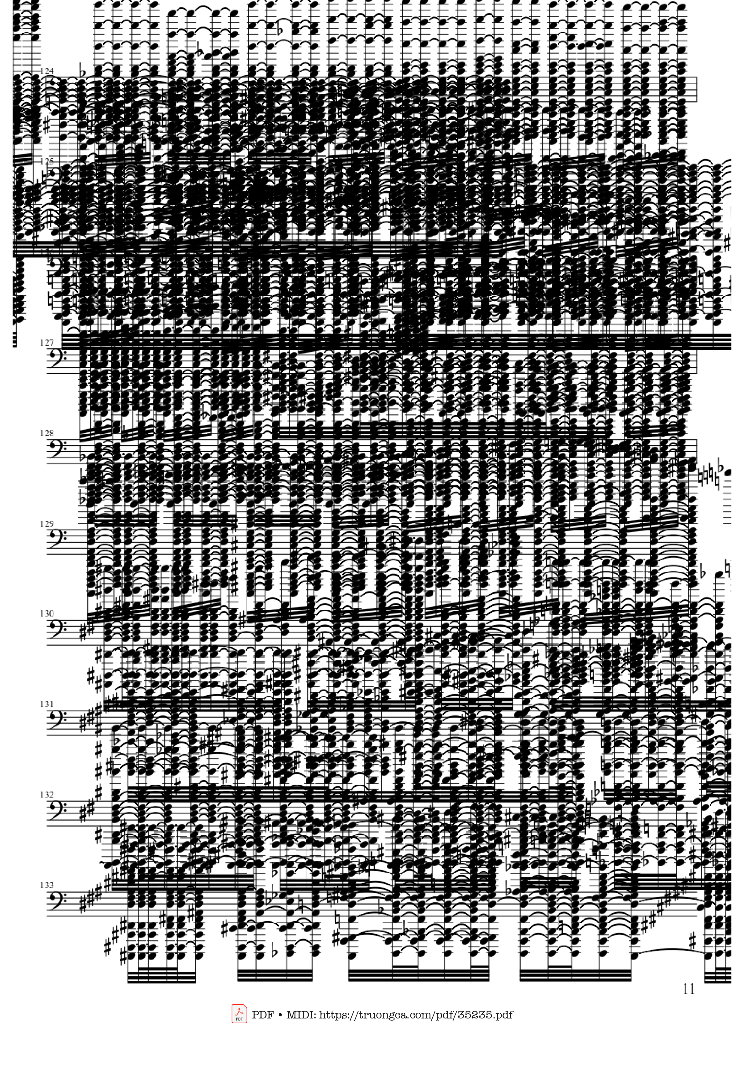 Trang 11 của Sheet nhạc PDF Piano bài hát U.N. Owen Was Her? - Death Waltz - Touhou