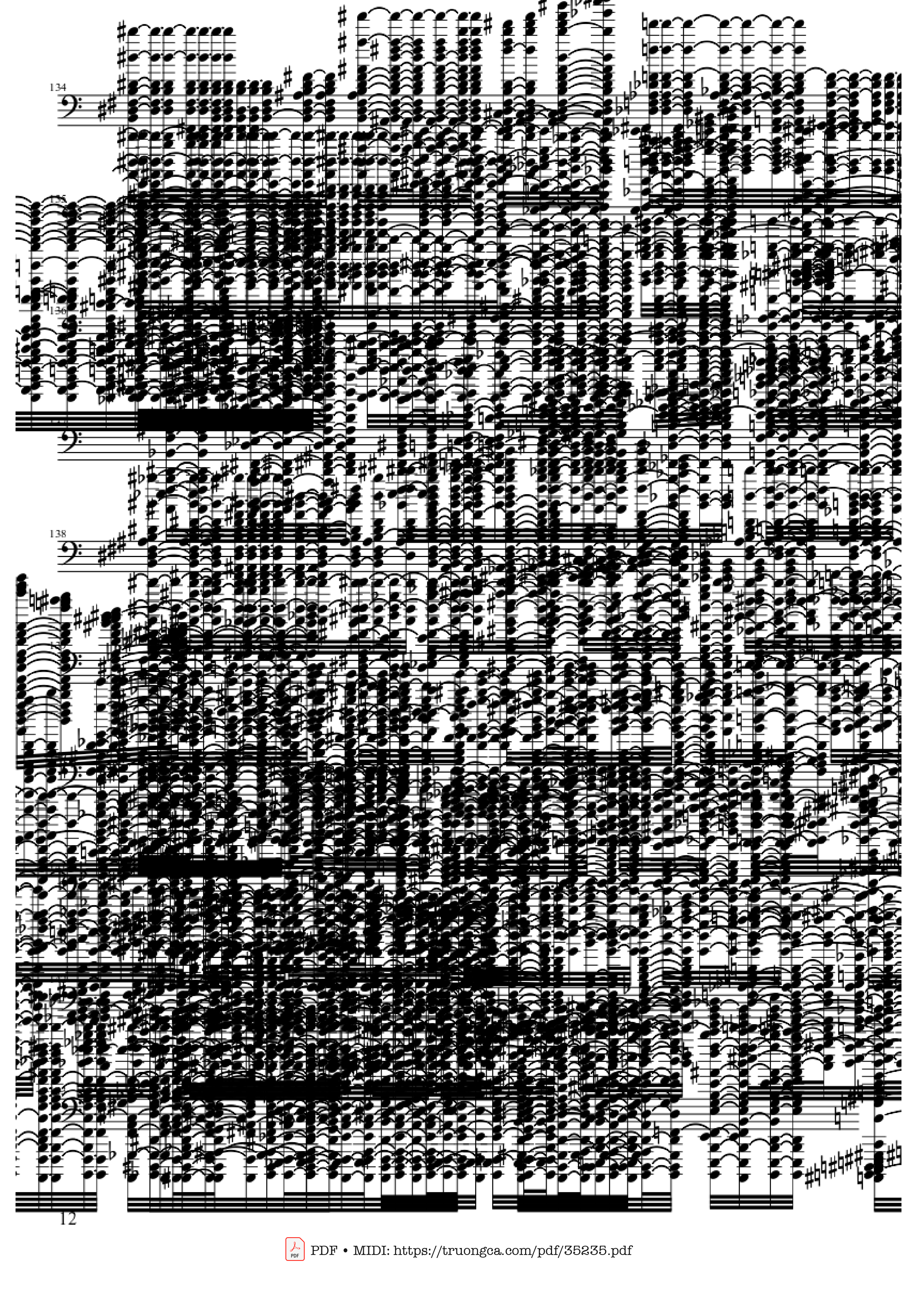 Trang 12 của Sheet nhạc PDF Piano bài hát U.N. Owen Was Her? - Death Waltz - Touhou