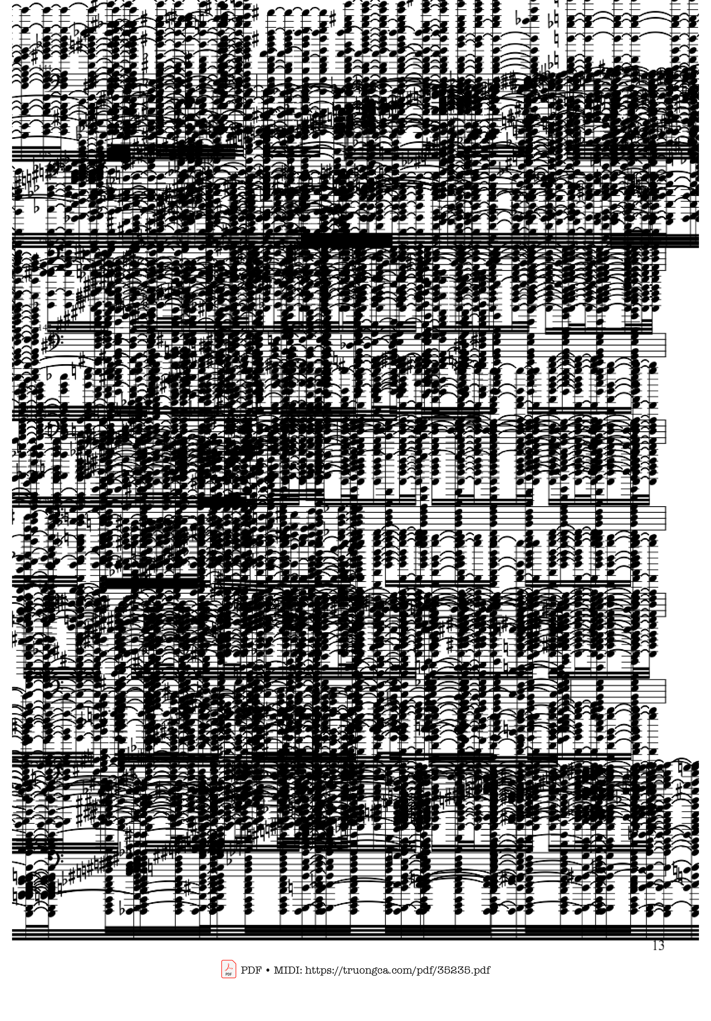 Trang 13 của Sheet nhạc PDF Piano bài hát U.N. Owen Was Her? - Death Waltz - Touhou