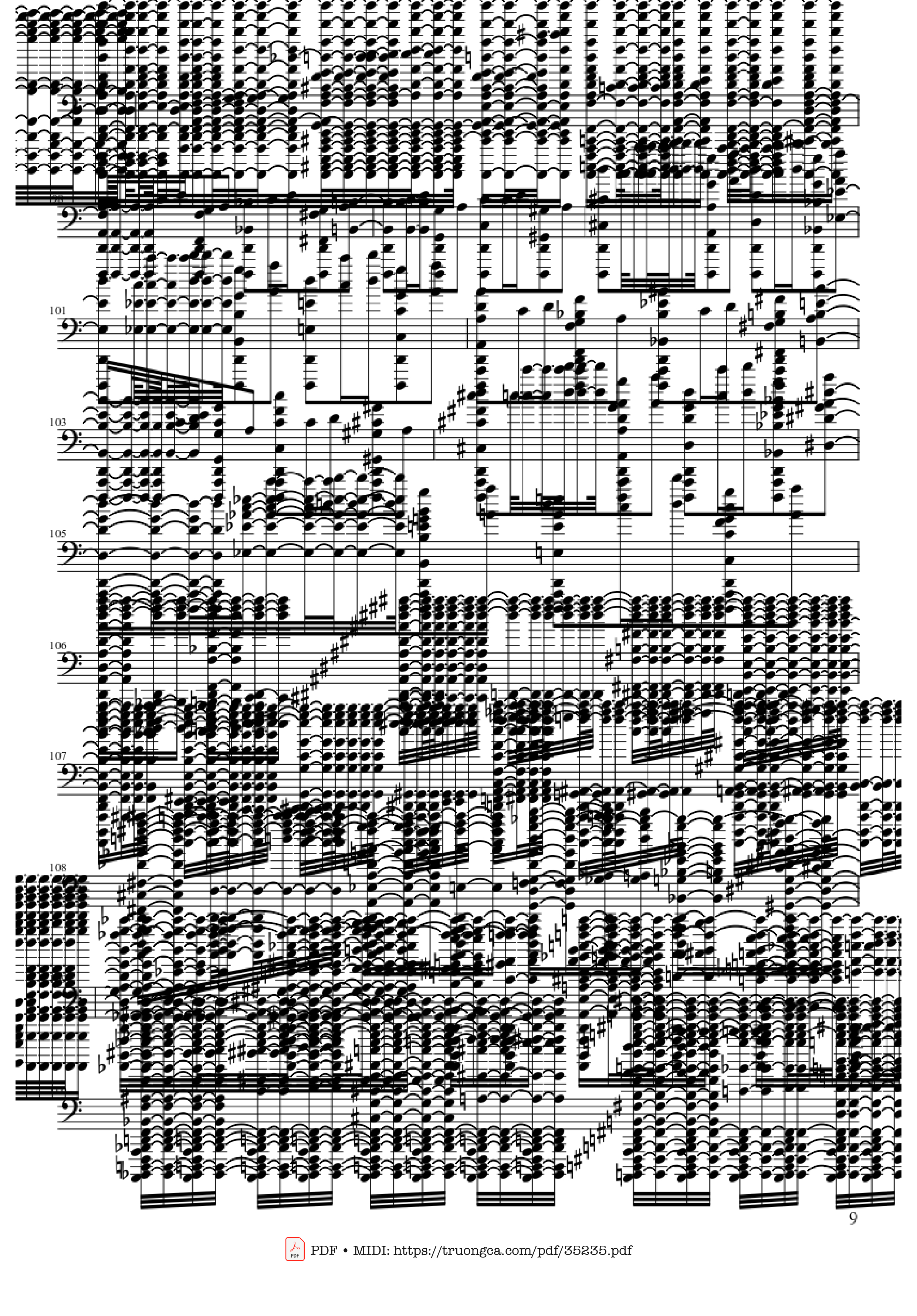 Trang 9 của Sheet nhạc PDF Piano bài hát U.N. Owen Was Her? - Death Waltz - Touhou
