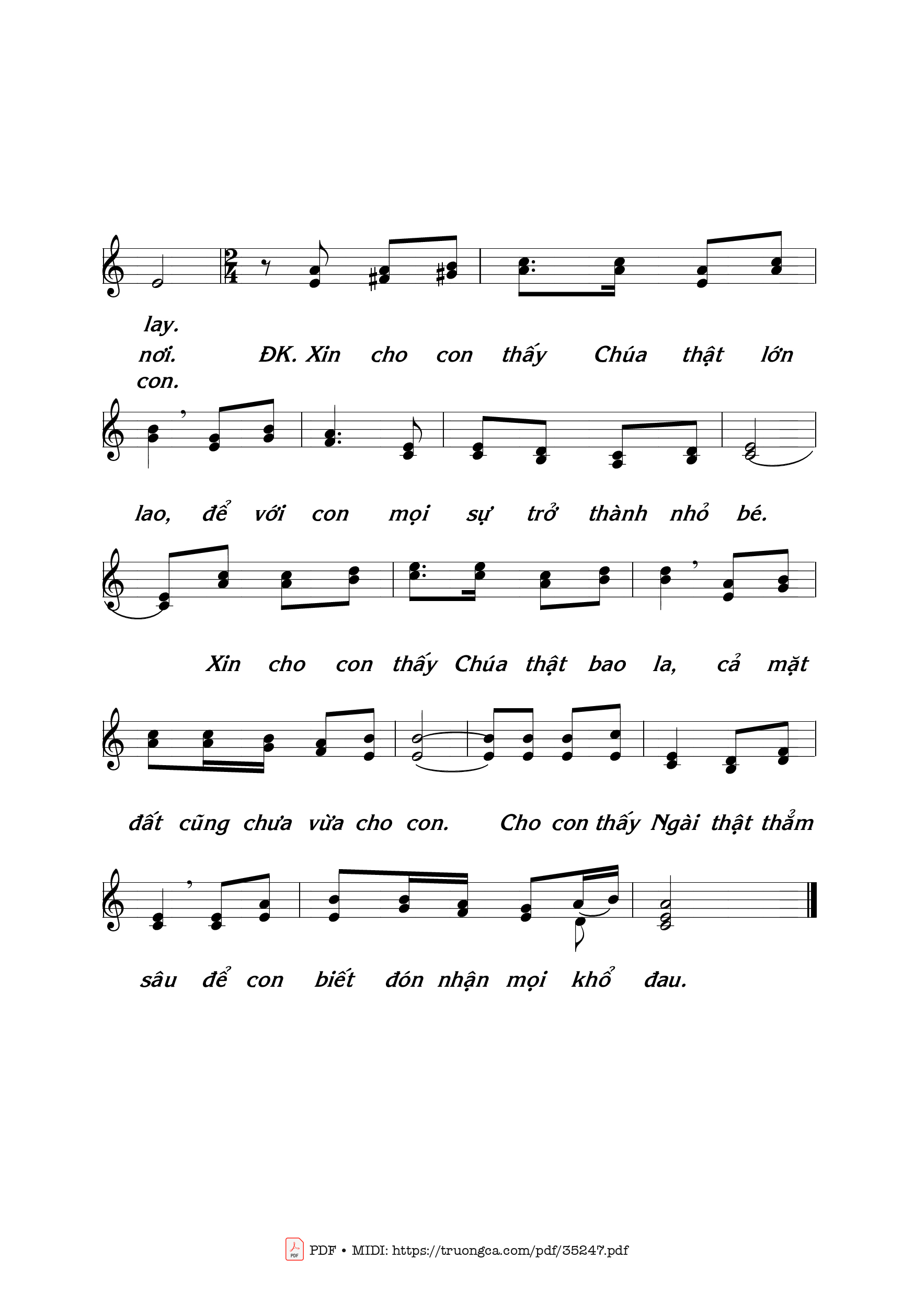 Lạy Chúa Giêsu là Đấng xóa tội trần gian, Trang 2