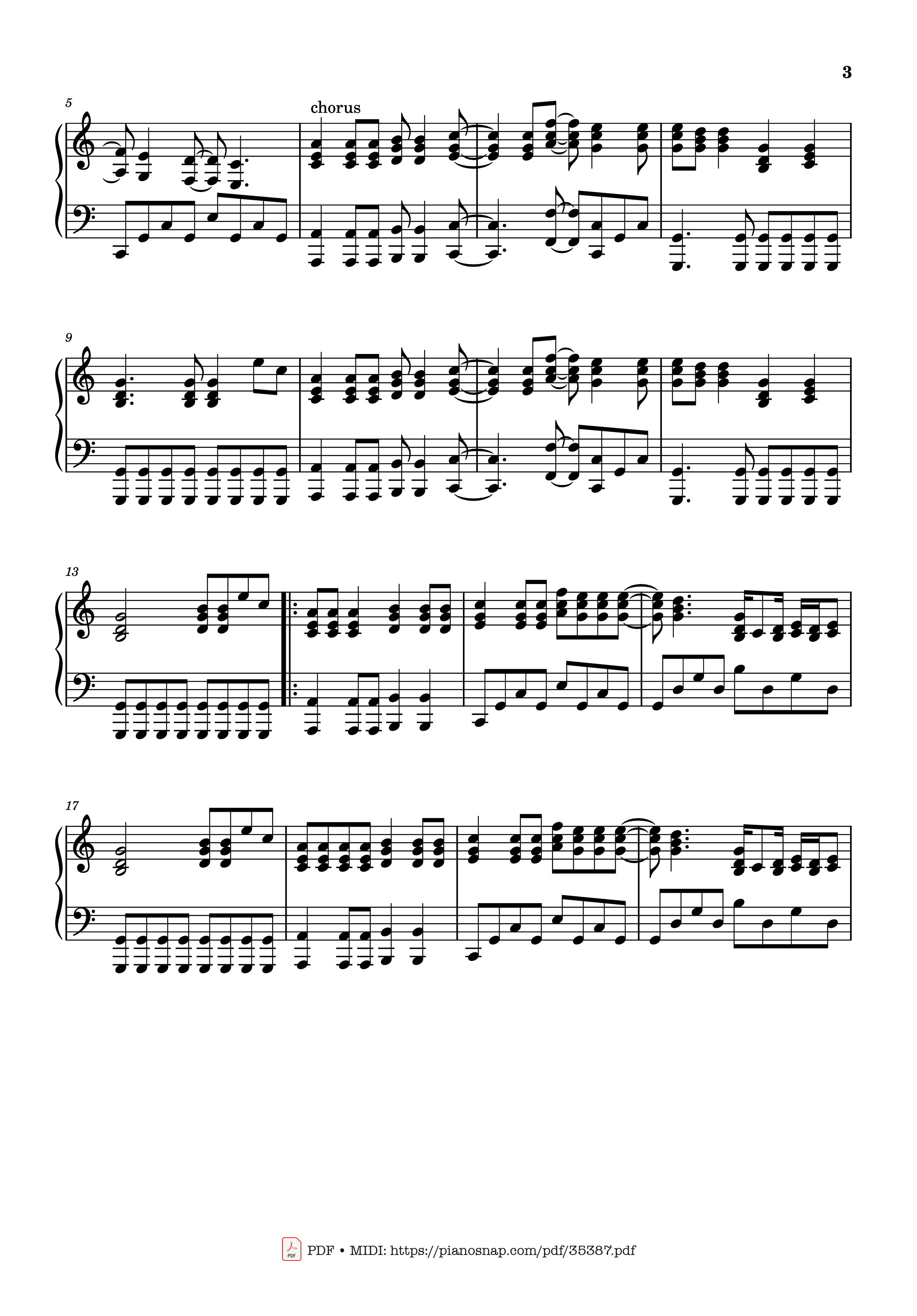 Trang 3 của Sheet nhạc PDF Piano bài hát Silver Springs Piano - Fleetwood Mac