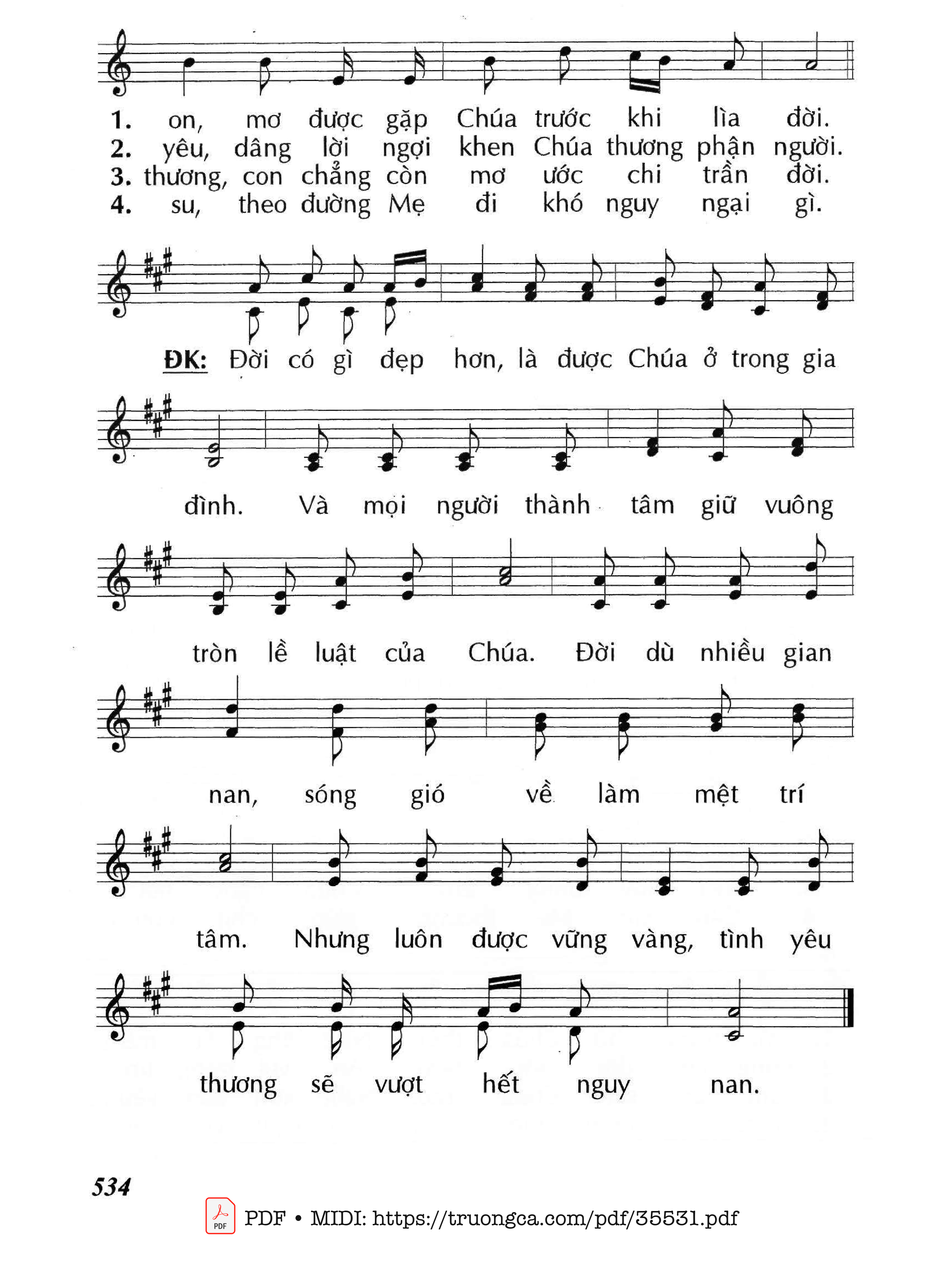 Trang 2 của Sheet nhạc PDF bài hát Lễ Gia Thất B - Huy Hoàng