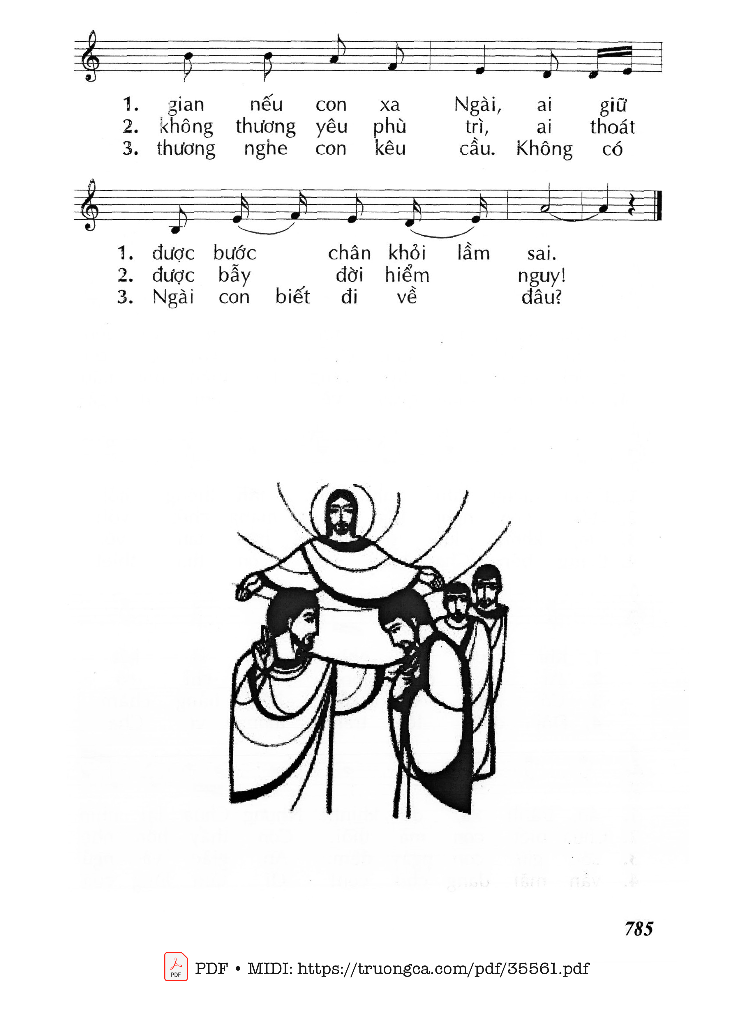 Trang 2 của Sheet nhạc PDF bài hát Con Trở Về - Huy Hoàng