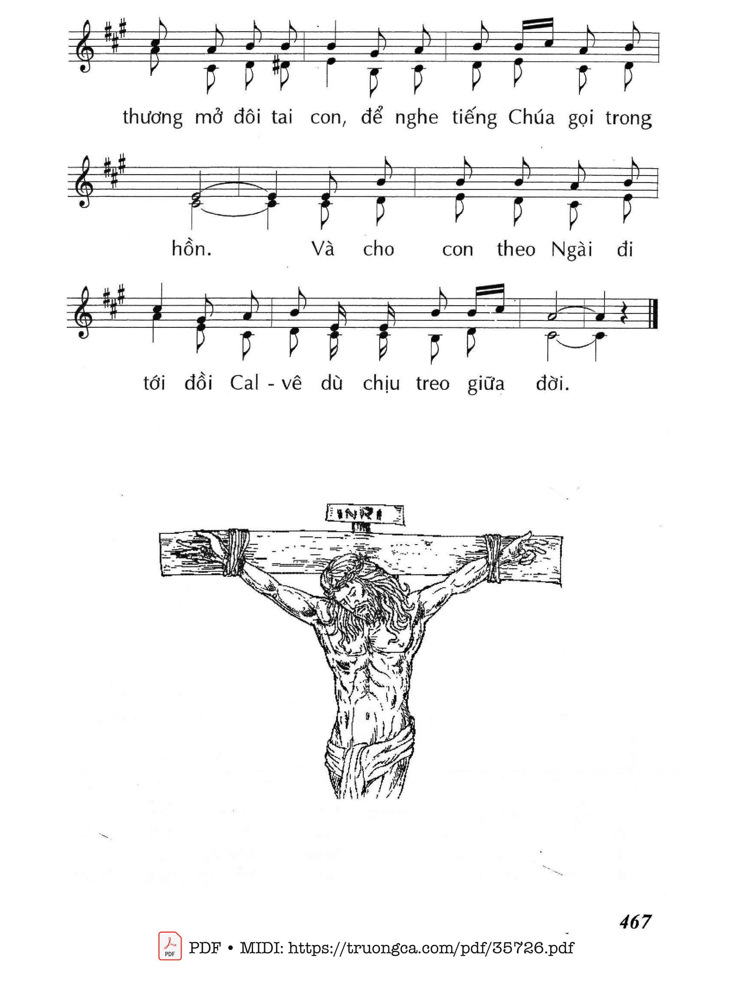 Trang 3 của Sheet nhạc PDF bài hát Con Muốn Nhìn Ngắm Cây Thập Giá - Huy Hoàng