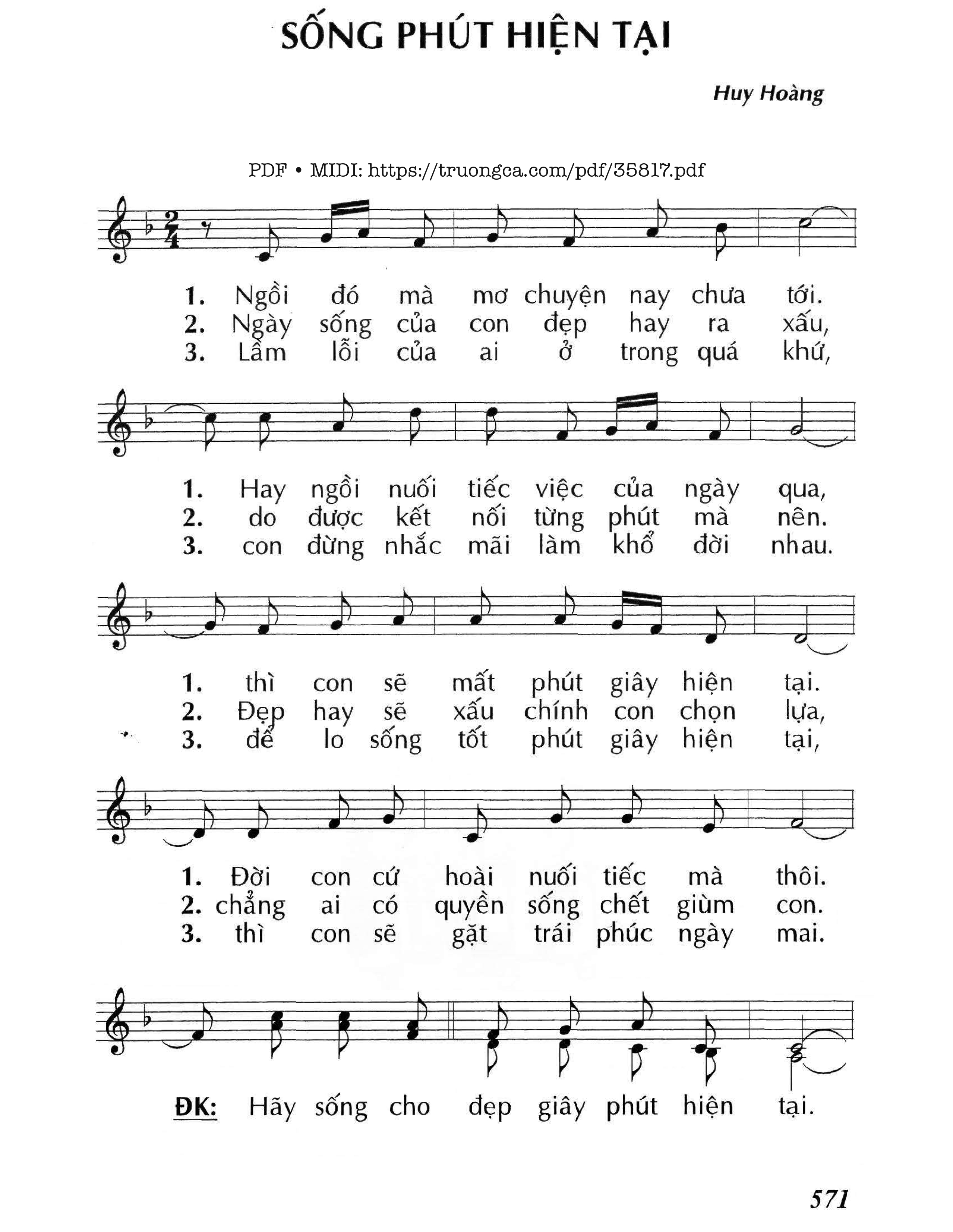 Ngồi đó mà mơ chuyện nay chưa tới Hay ngồi nuối tiếc việc của ngày qua, Trang 1