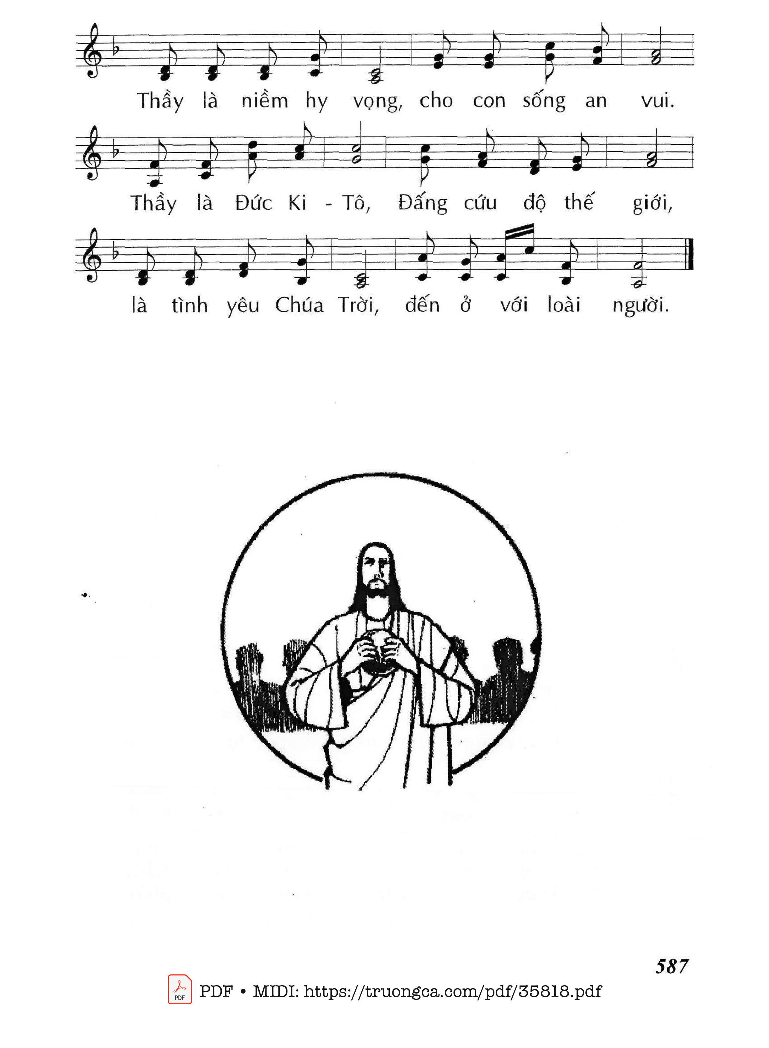 Trang 2 của Sheet nhạc PDF bài hát Thầy Là Ai? - Huy Hoàng