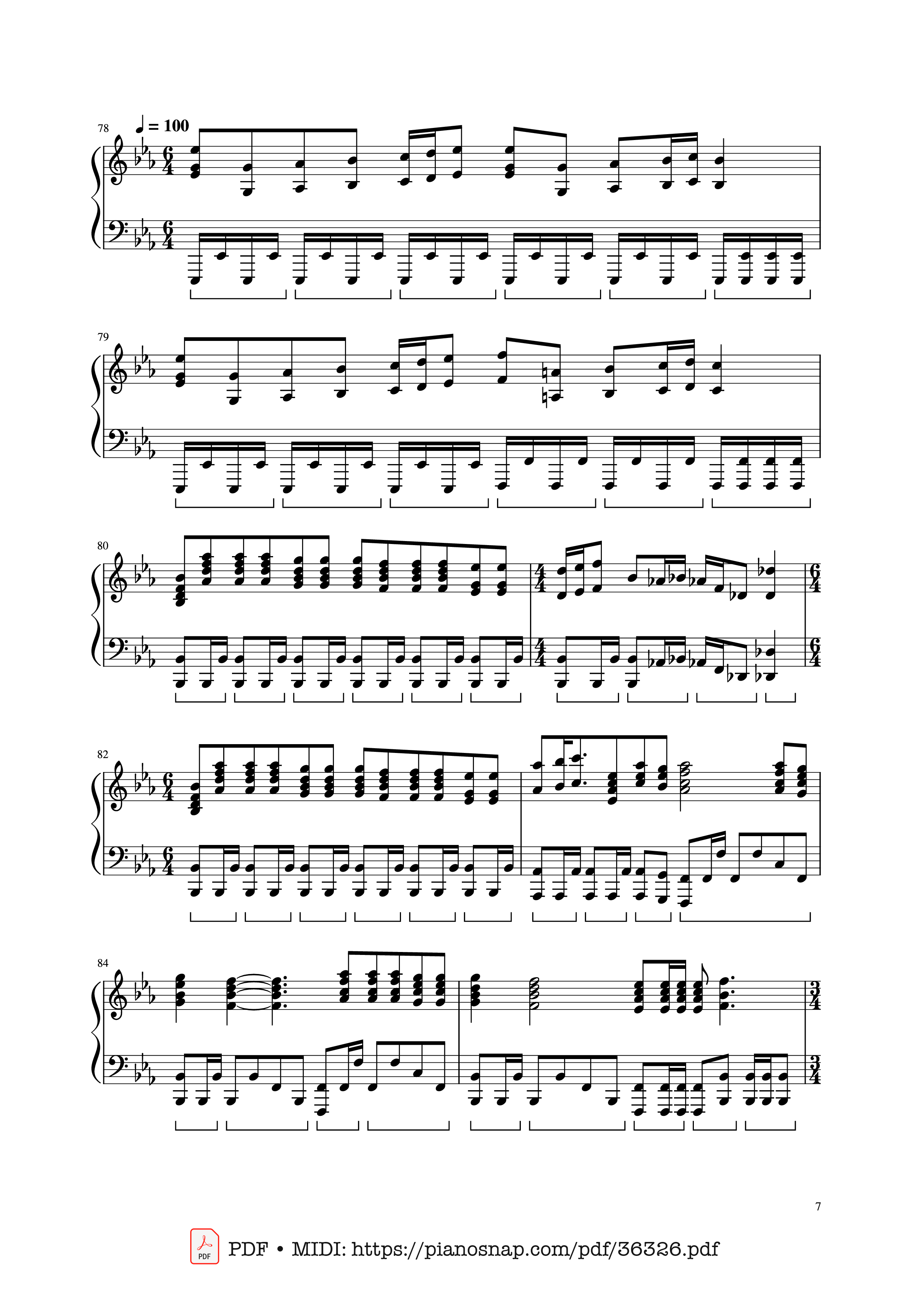 Trang 7 của Sheet nhạc PDF Piano bài hát Bohemian Rhapsody - Queen - Queen