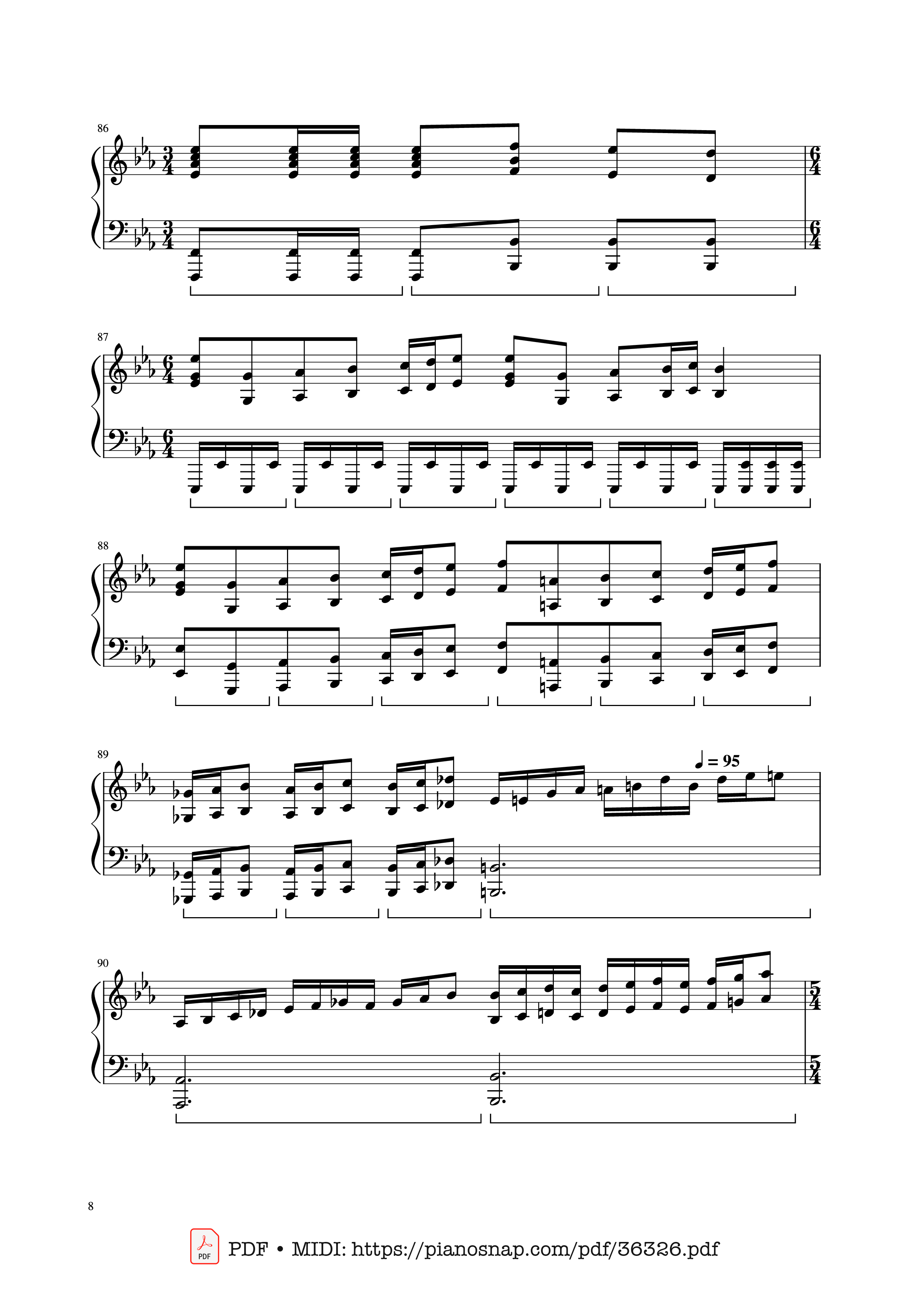 Trang 8 của Sheet nhạc PDF Piano bài hát Bohemian Rhapsody - Queen - Queen