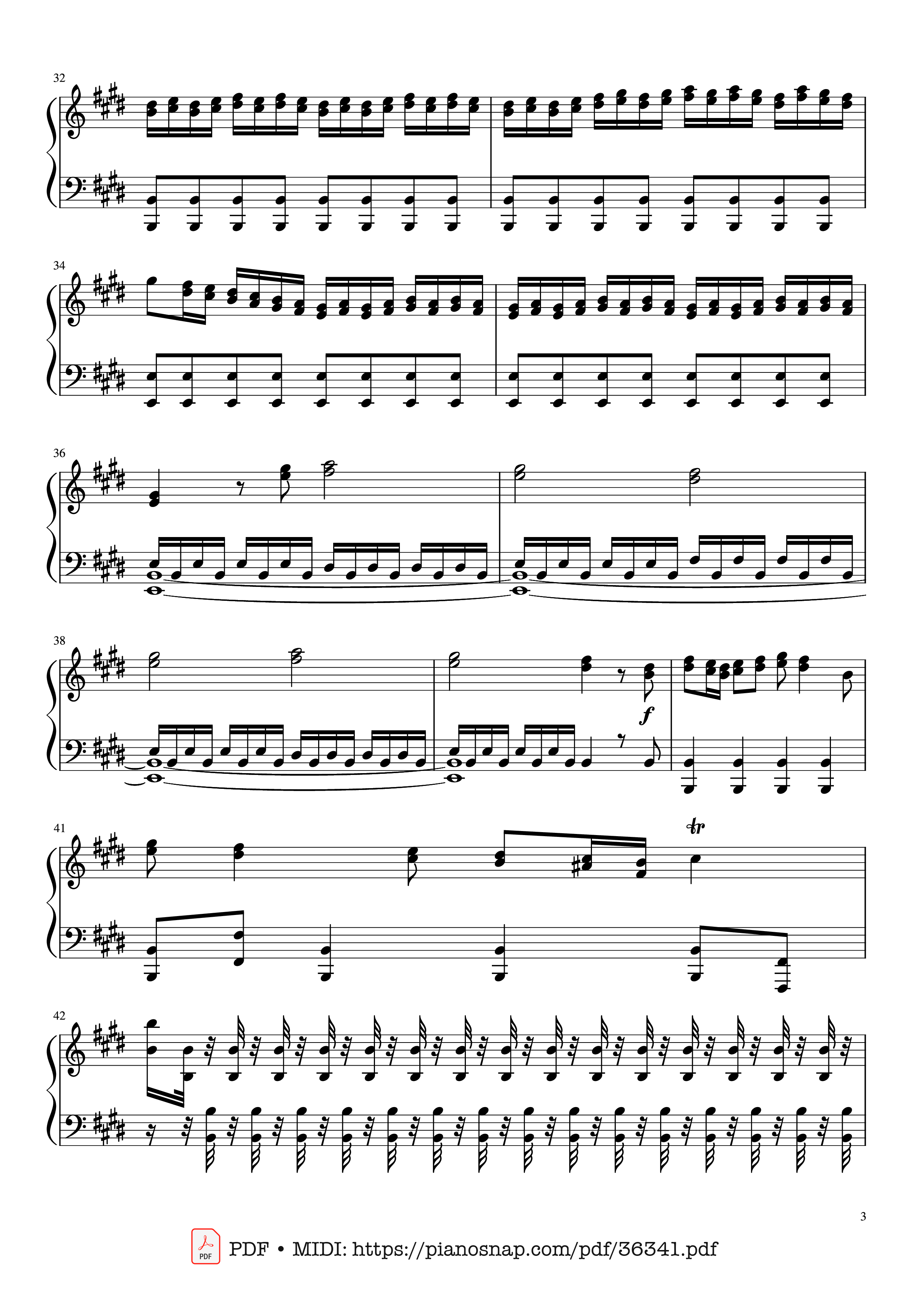 Trang 3 của Sheet nhạc PDF Piano bài hát Vivaldi