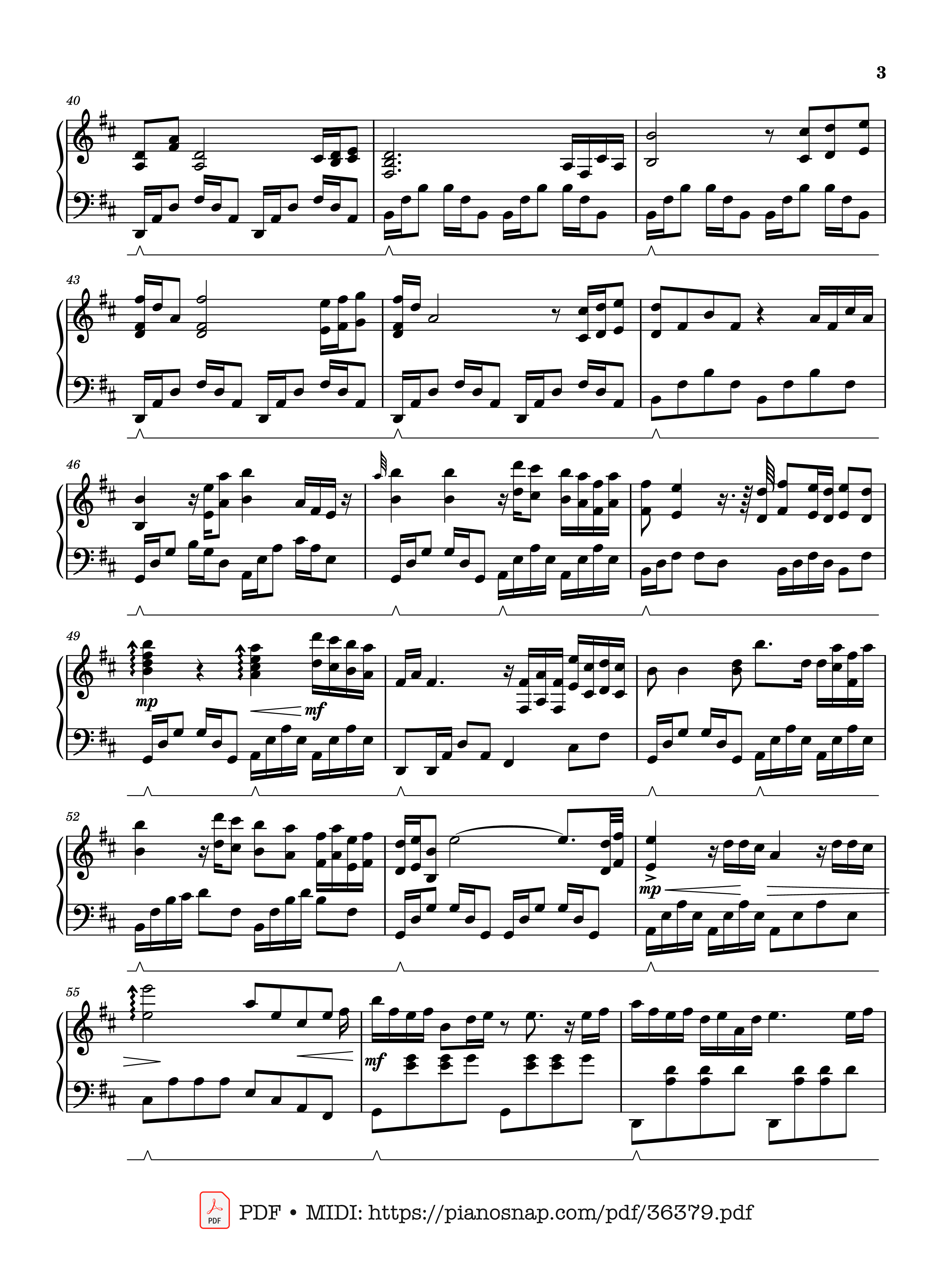Trang 3 của Sheet nhạc PDF Piano bài hát With An Orchid - Yanni