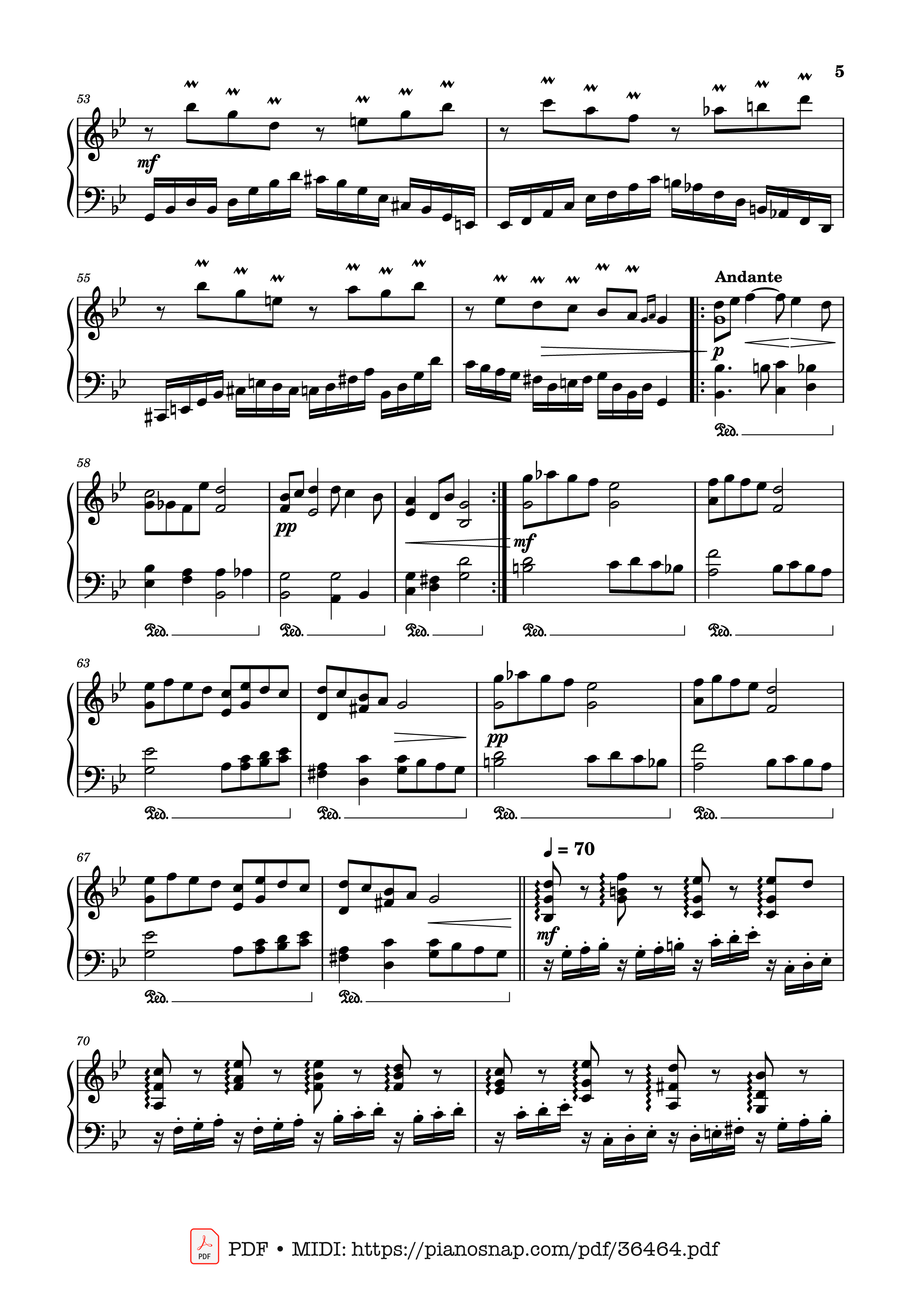 Trang 5 của Sheet nhạc PDF Piano bài hát Johan Halvorsen Passacaglia, Op. 20 No. 2 (Piano Solo) - Johan Halvorsen