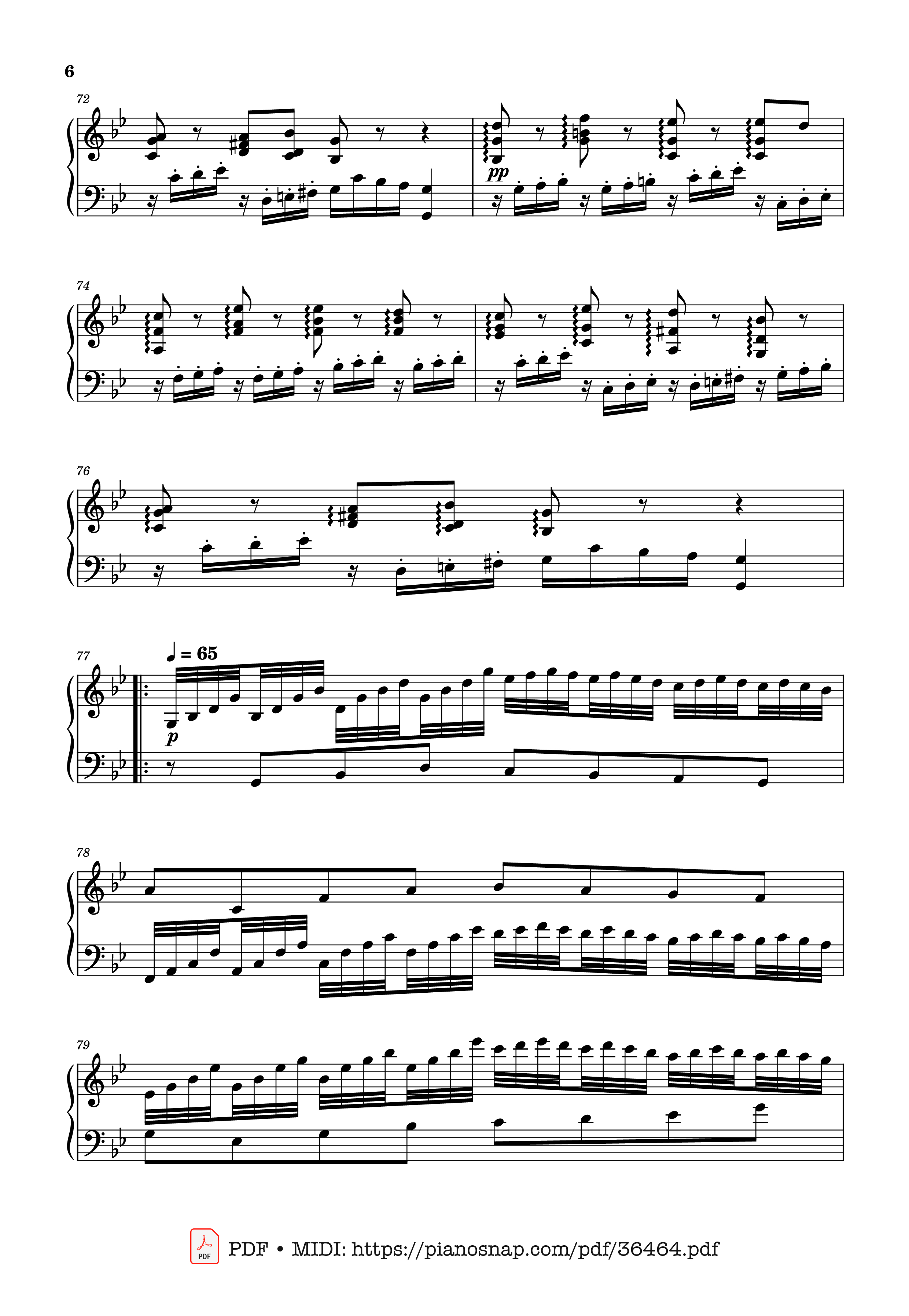 Trang 6 của Sheet nhạc PDF Piano bài hát Johan Halvorsen Passacaglia, Op. 20 No. 2 (Piano Solo) - Johan Halvorsen