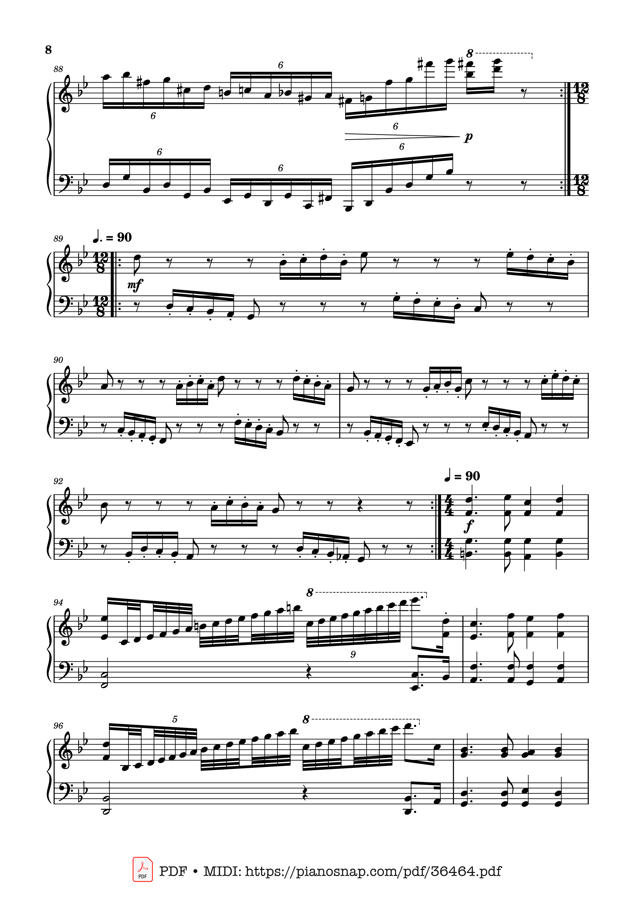 Trang 8 của Sheet nhạc PDF Piano bài hát Johan Halvorsen Passacaglia, Op. 20 No. 2 (Piano Solo) - Johan Halvorsen