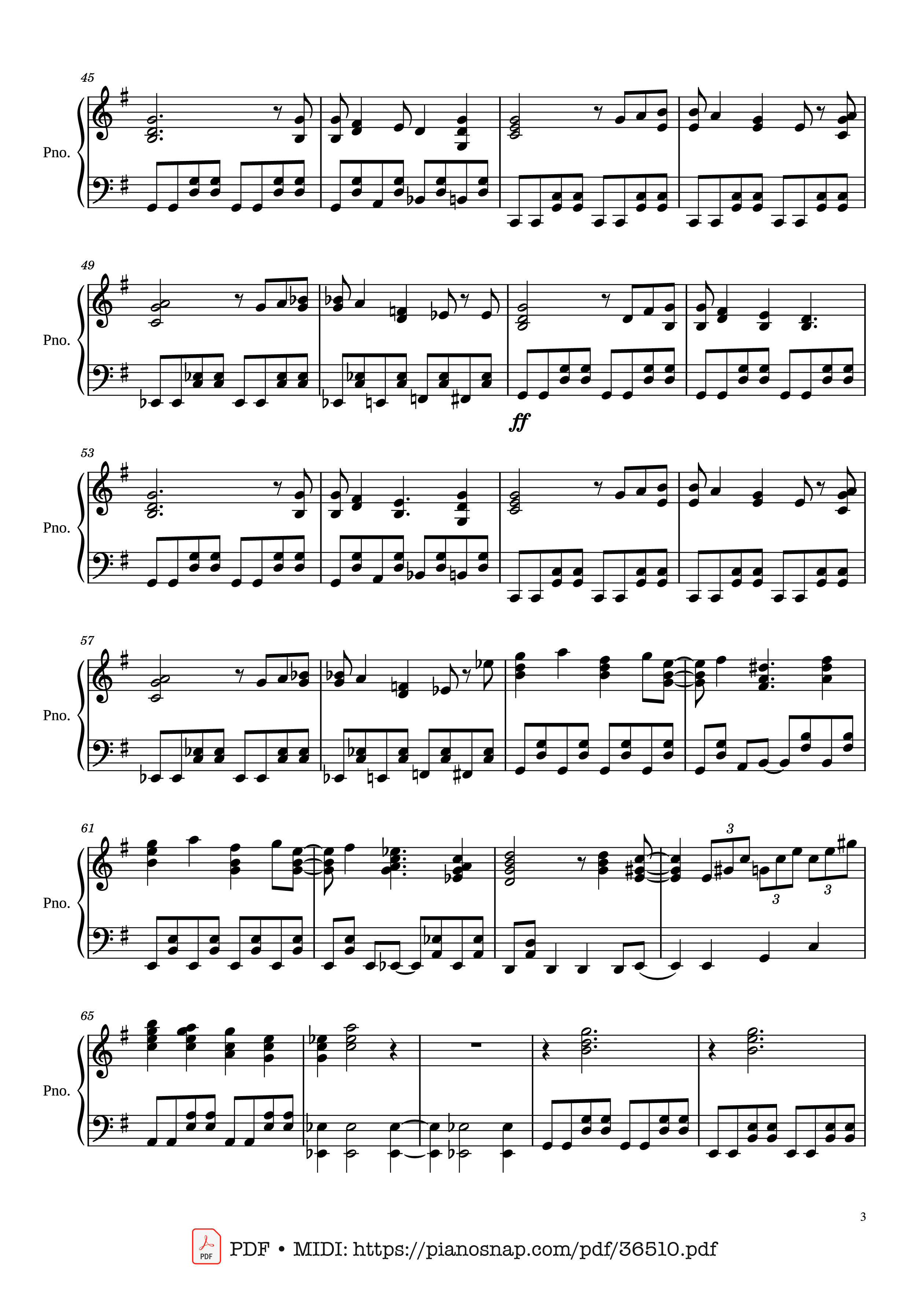 Trang 3 của Sheet nhạc PDF Piano bài hát All I Want For Christmas Is You - Mariah Carey Piano - Marriah Carrey