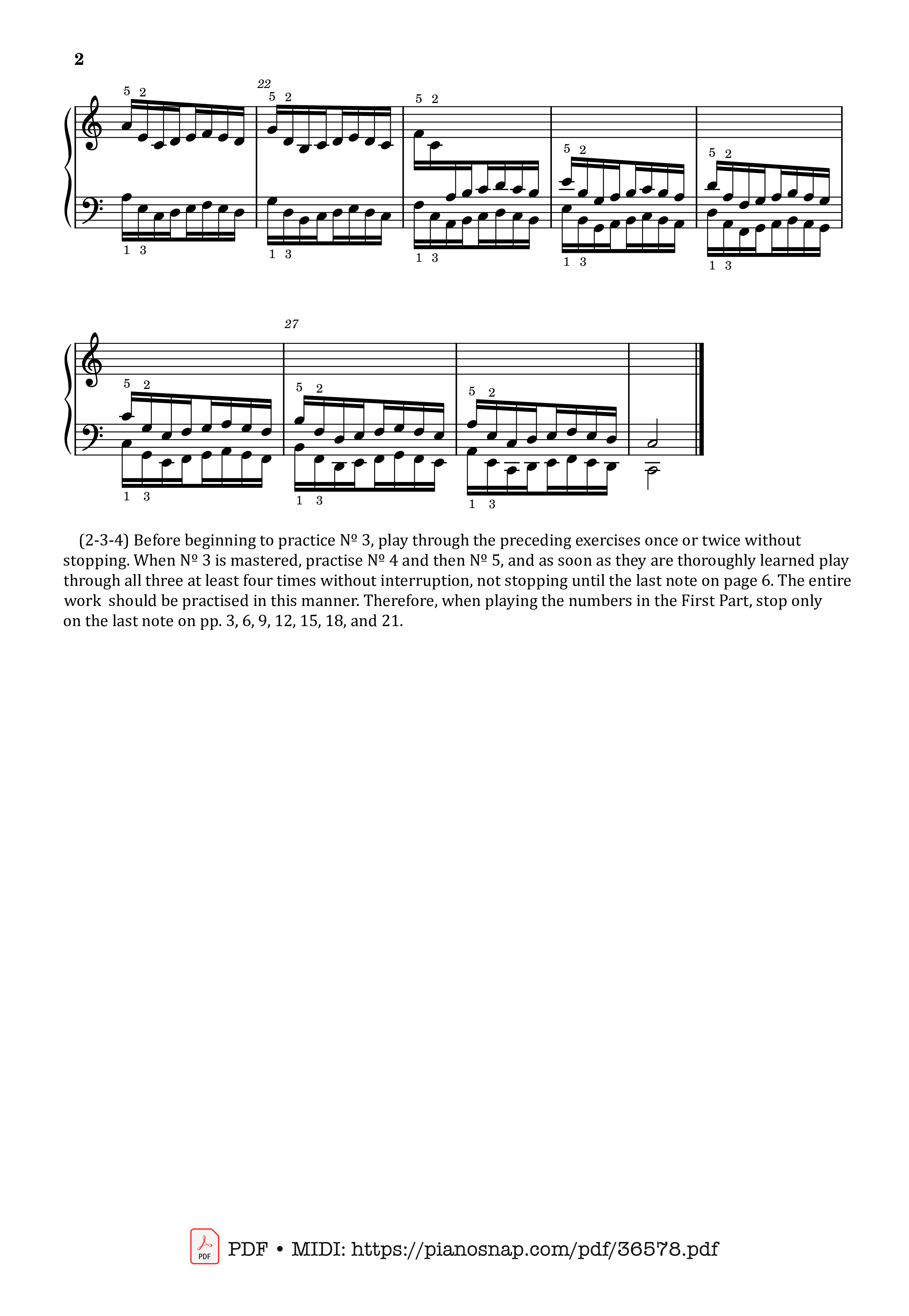 Trang 2 của Sheet nhạc PDF bài hát Hanon - The Virtuoso Pianist No. 3 - Charles-Louis Hanon