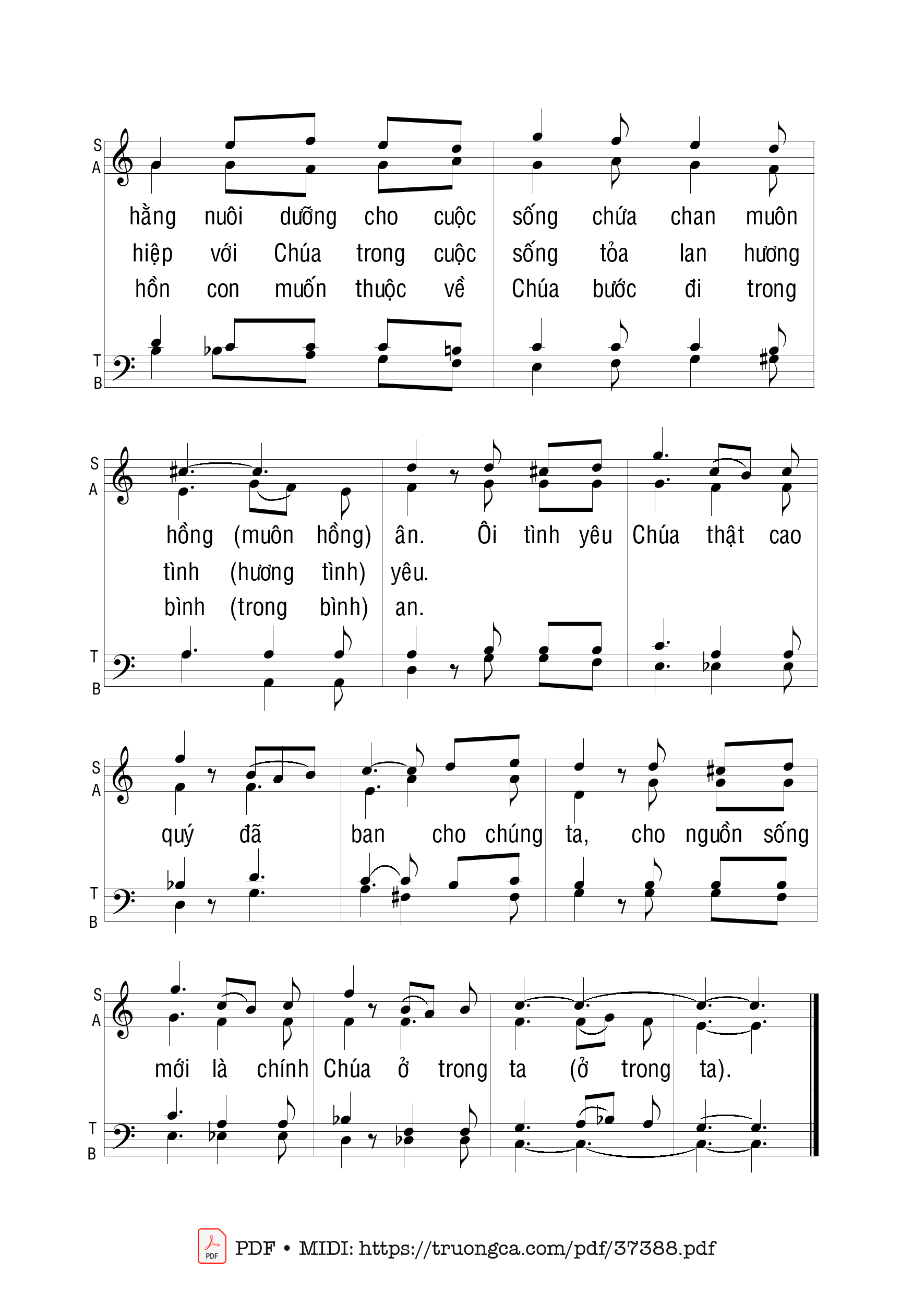 Trang 2 của Sheet nhạc PDF bài hát Chúa Chính Nguồn Tình Yêu - Antôn Tiến Linh