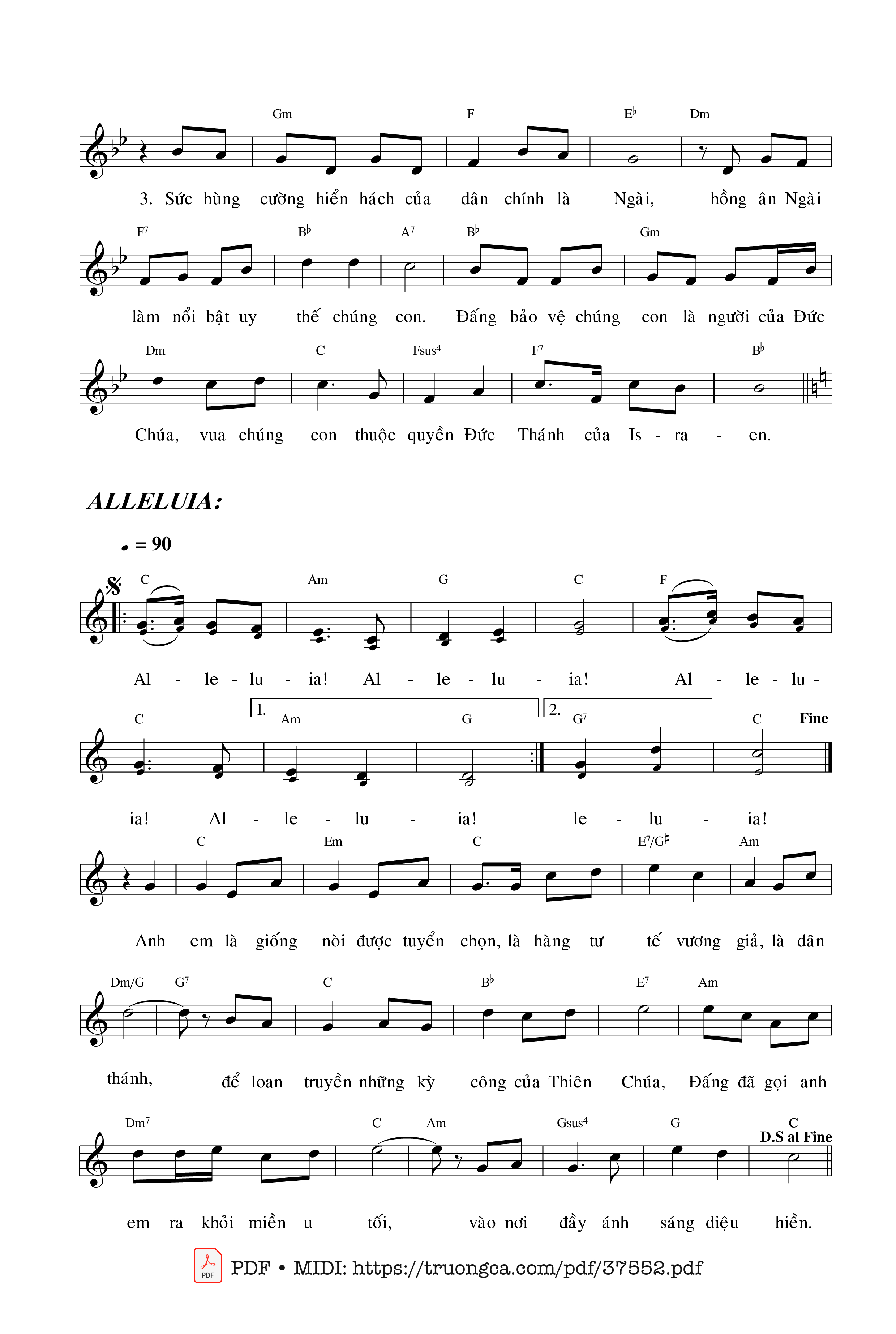 Trang 2 của Sheet nhạc PDF bài hát Thánh Vịnh 88, Chúa Nhật 13A Thường Niên - Văn Duy Tùng