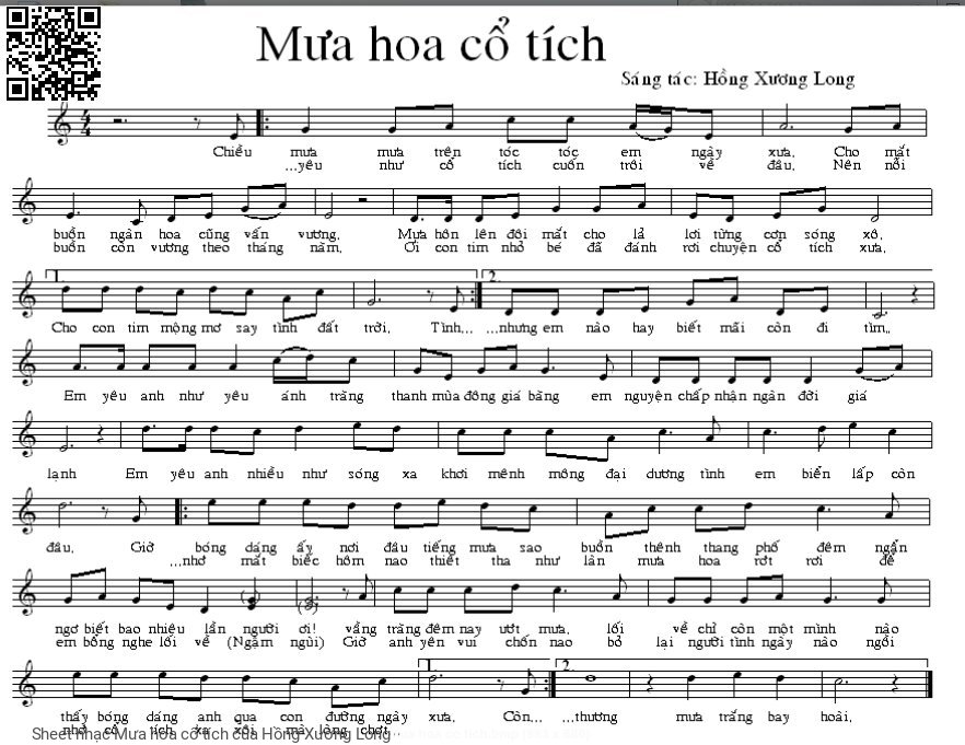 Mưa hoa cổ tích