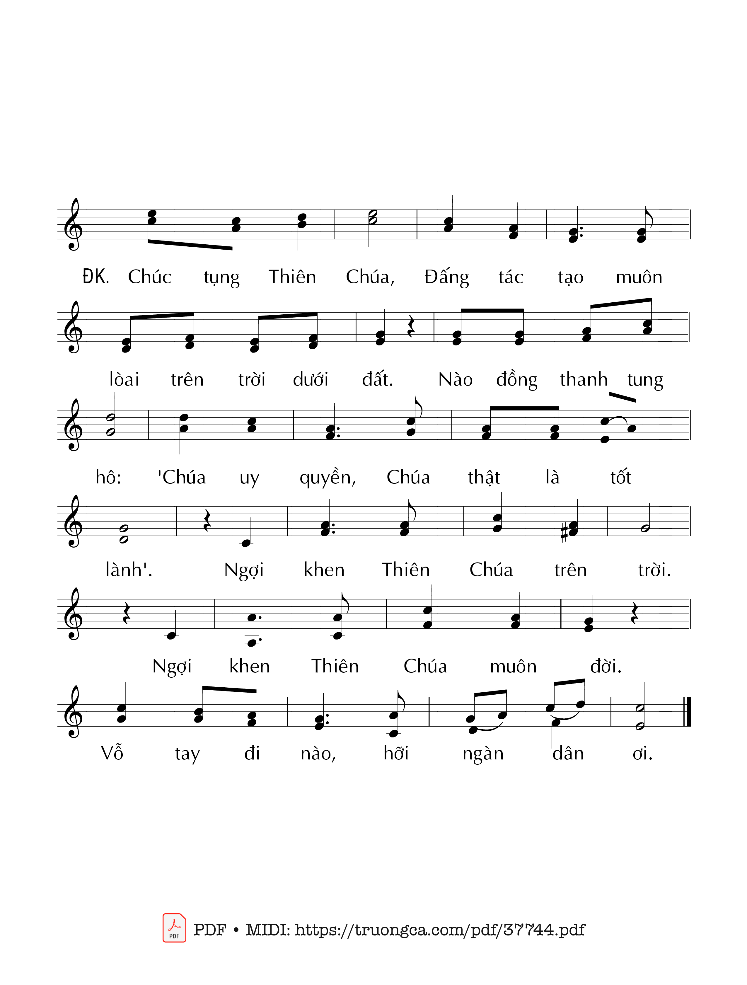 Trang 2 của Sheet nhạc PDF bài hát Vỗ Tay Đi Nào - Duy Linh Phn