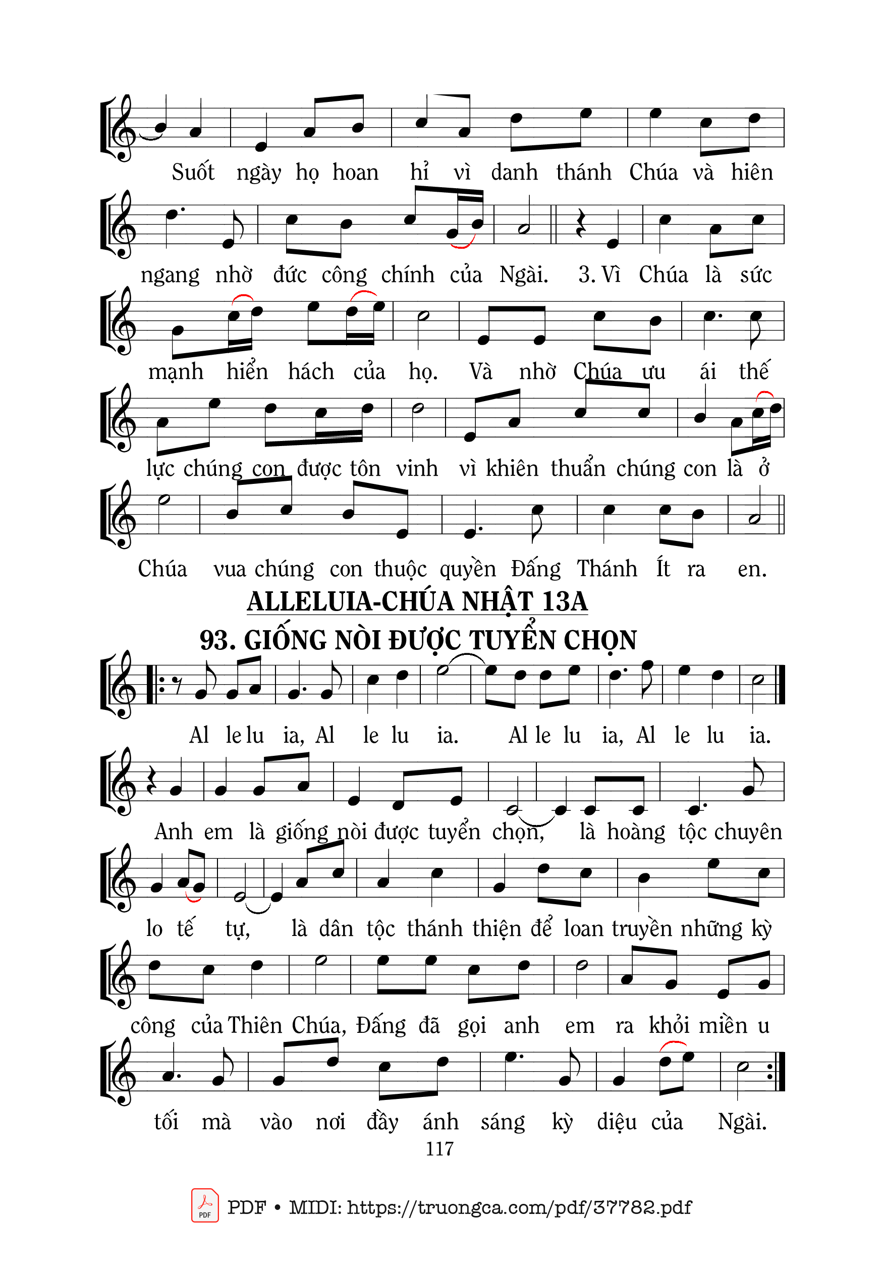 Trang 2 của Sheet nhạc PDF bài hát Thánh Vịnh 88, Con Sẽ Ca Ngợi 2 - Mi Trầm