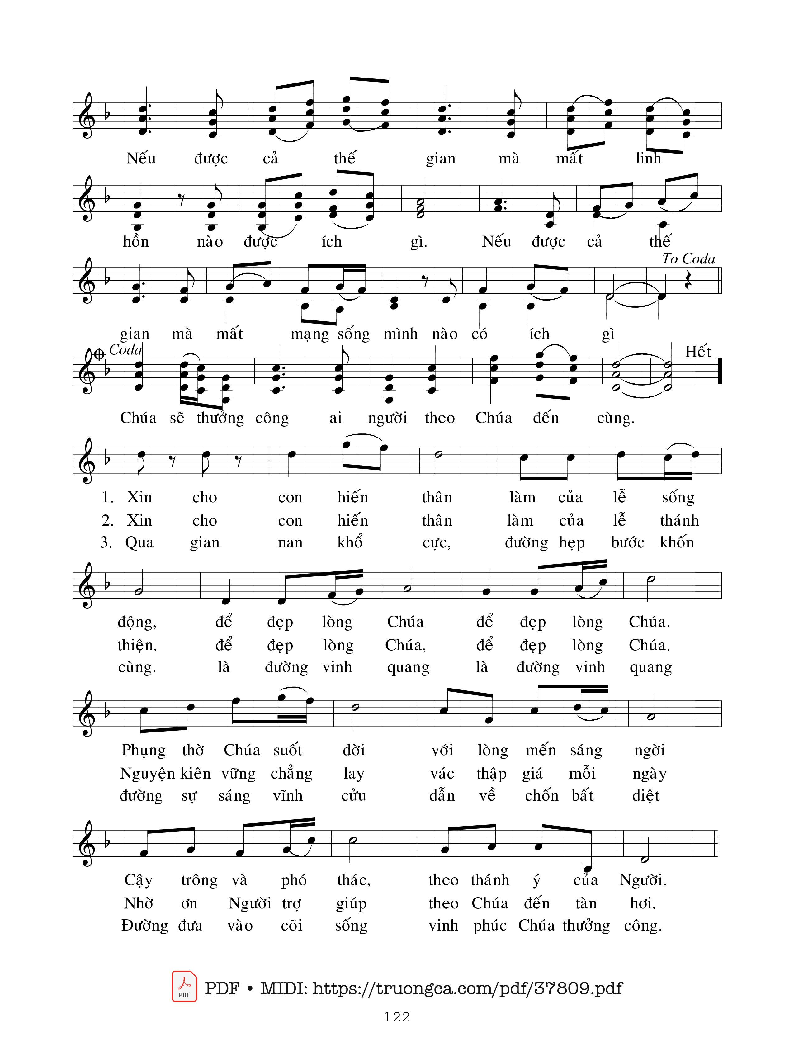Trang 2 của Sheet nhạc PDF bài hát Từ Bỏ - Ngọc Linh