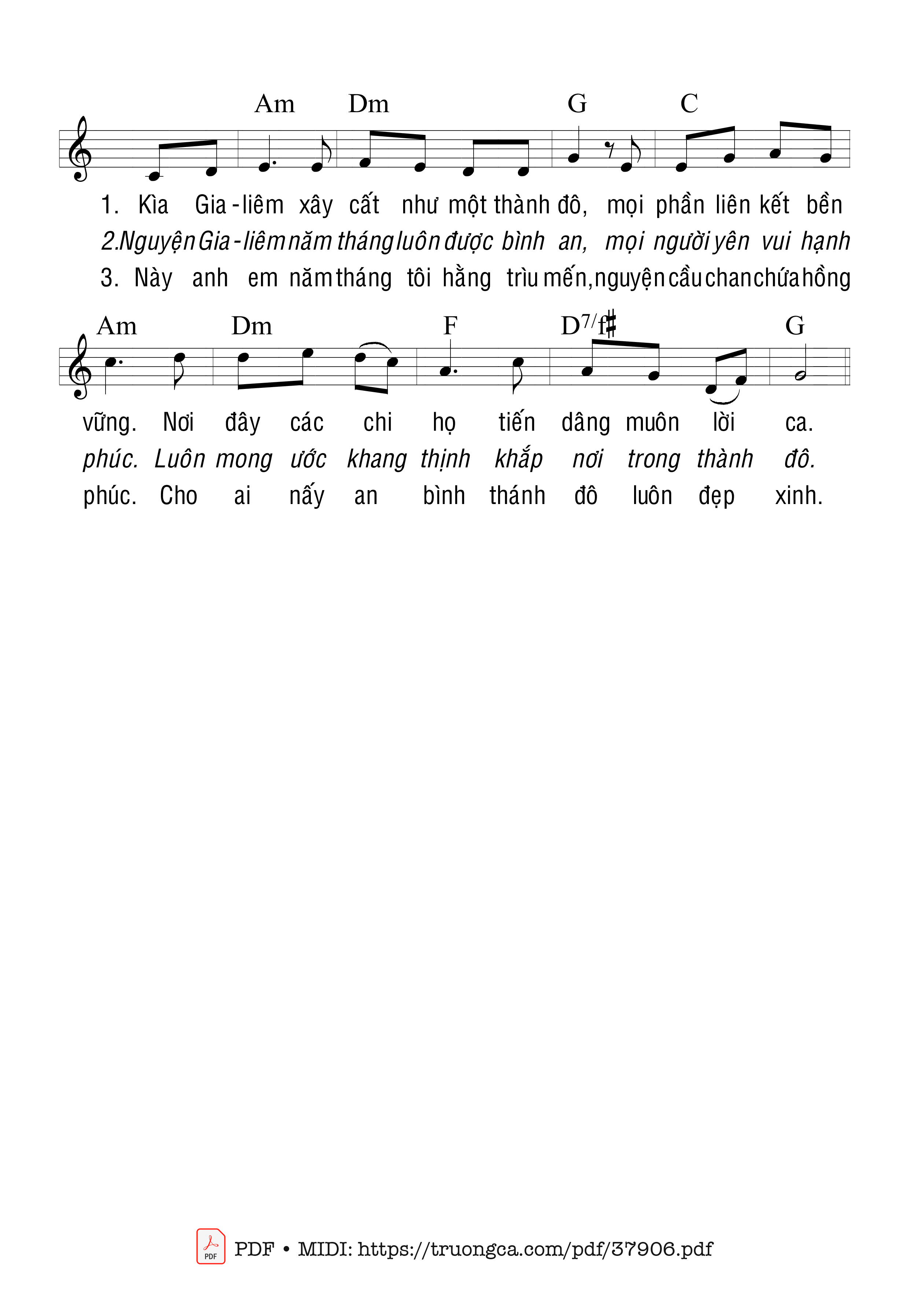 Trang 2 của Sheet nhạc PDF bài hát Êm Đềm Biết Bao - Nguyễn Duy