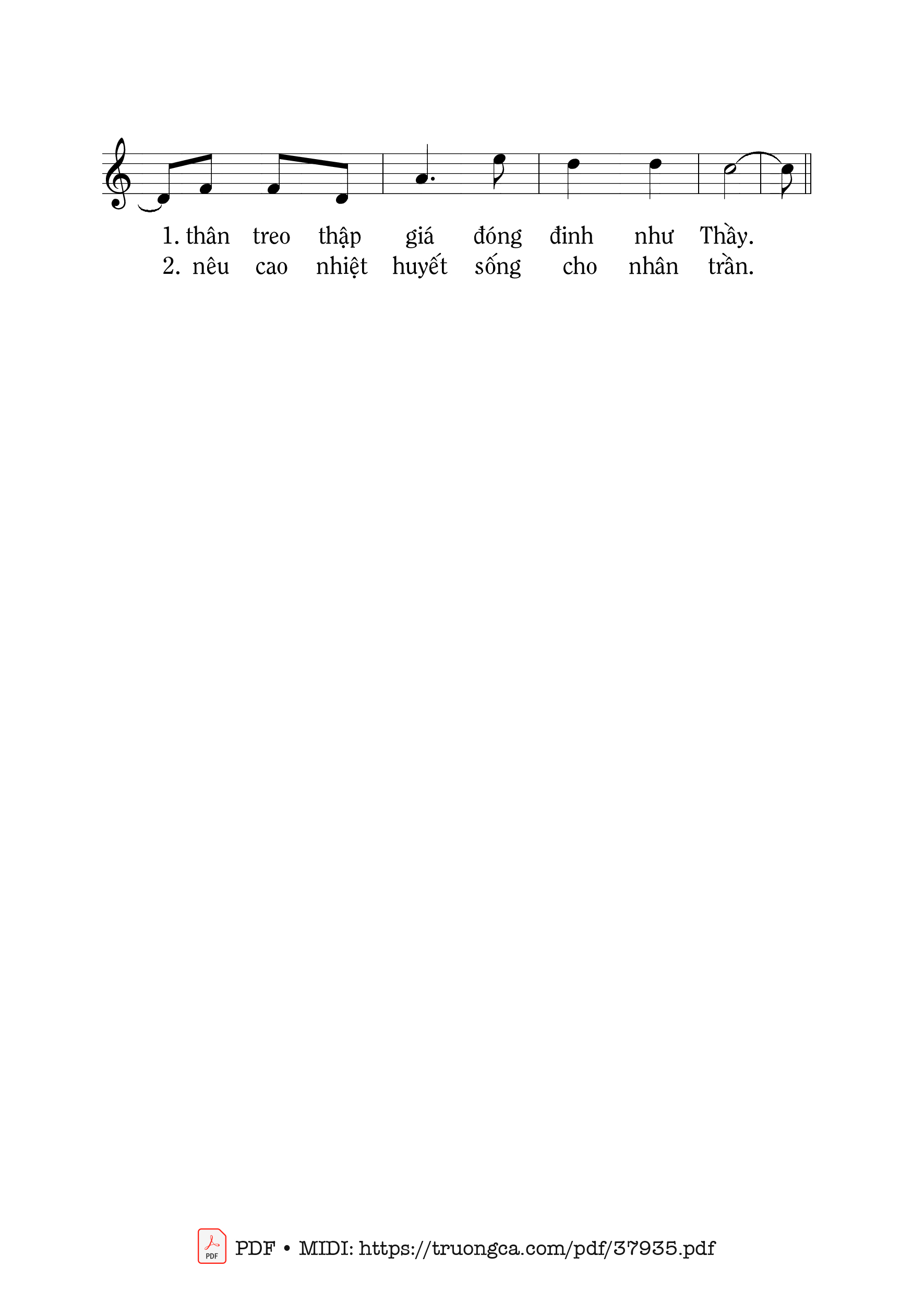 Trang 2 của Sheet nhạc PDF bài hát Phêrô Và Phaolô - Mi Trầm