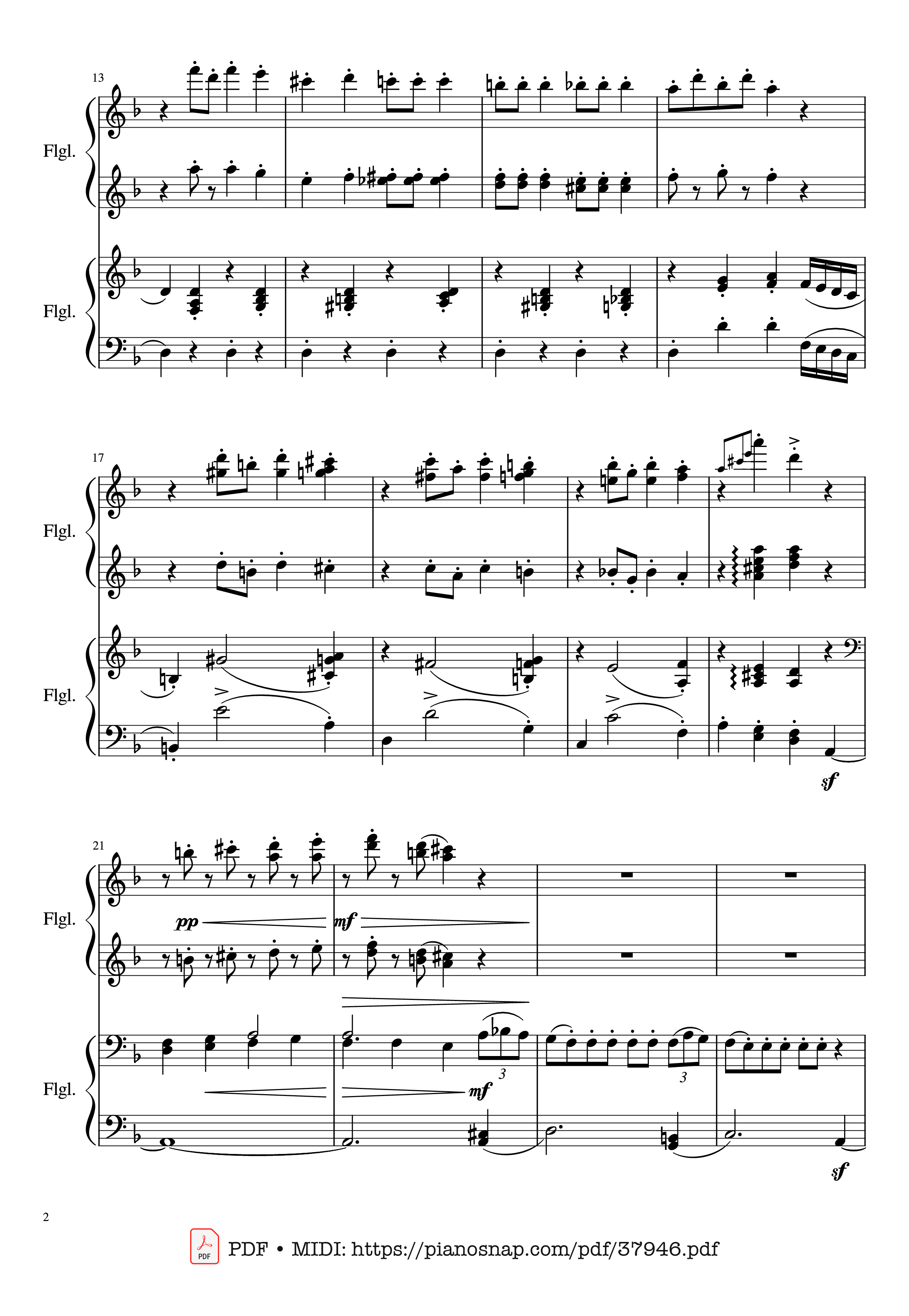 Trang 2 của Sheet nhạc PDF Piano bài hát Dance of the Sugar Plum Fairy, Piano Duet - Pyotr Ilyich Tchaikovsky