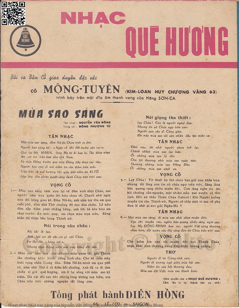 Trang 4 của Sheet nhạc PDF bài hát Mùa sao sáng - Nguyễn Văn Đông, Một mùa sao  sáng đêm Noel Chúa sinh ra  đời. Người hẹn cùng  tôi ngày về khi đất nước yên  vui