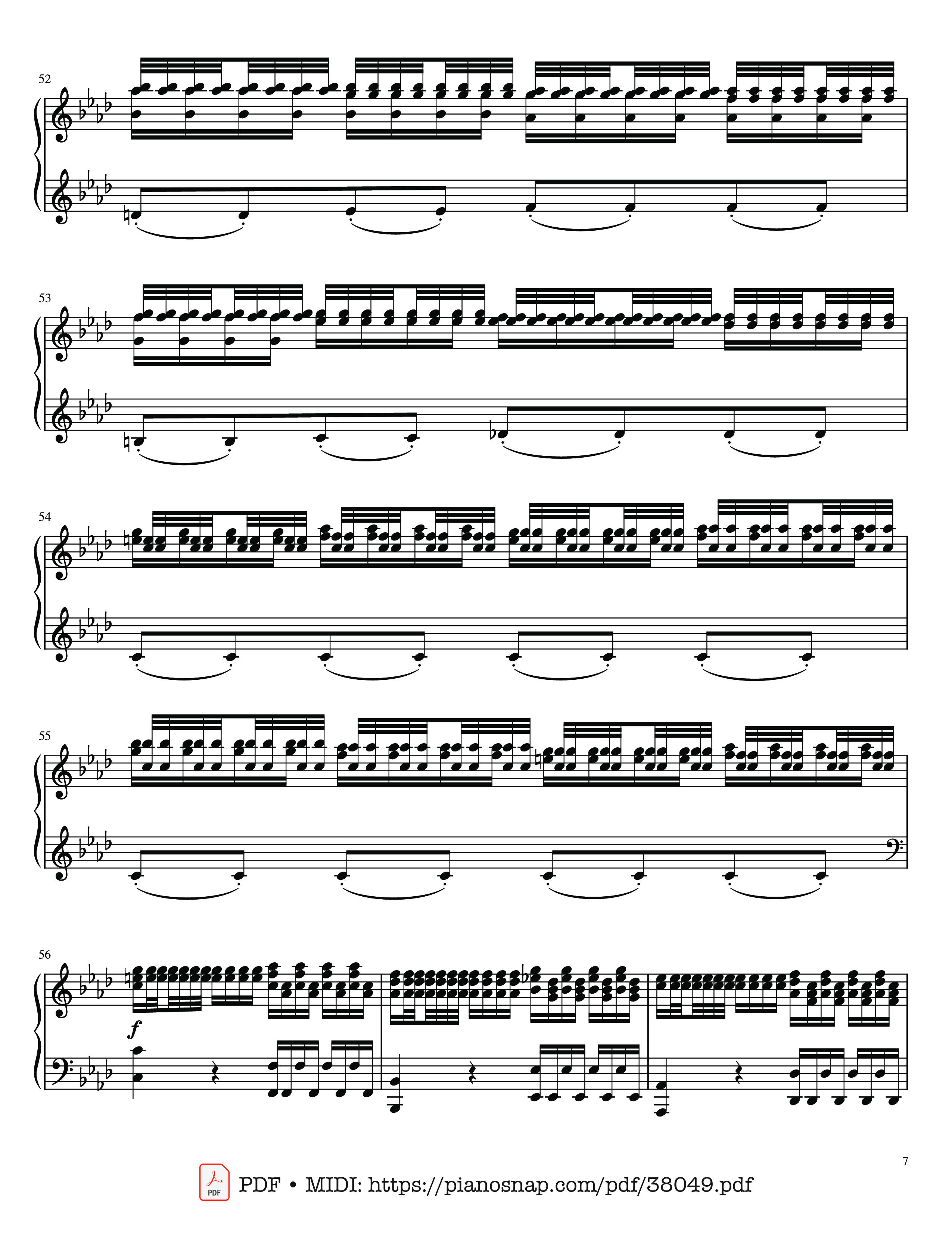 Trang 7 của Sheet nhạc PDF Piano bài hát The Four Seasons - L