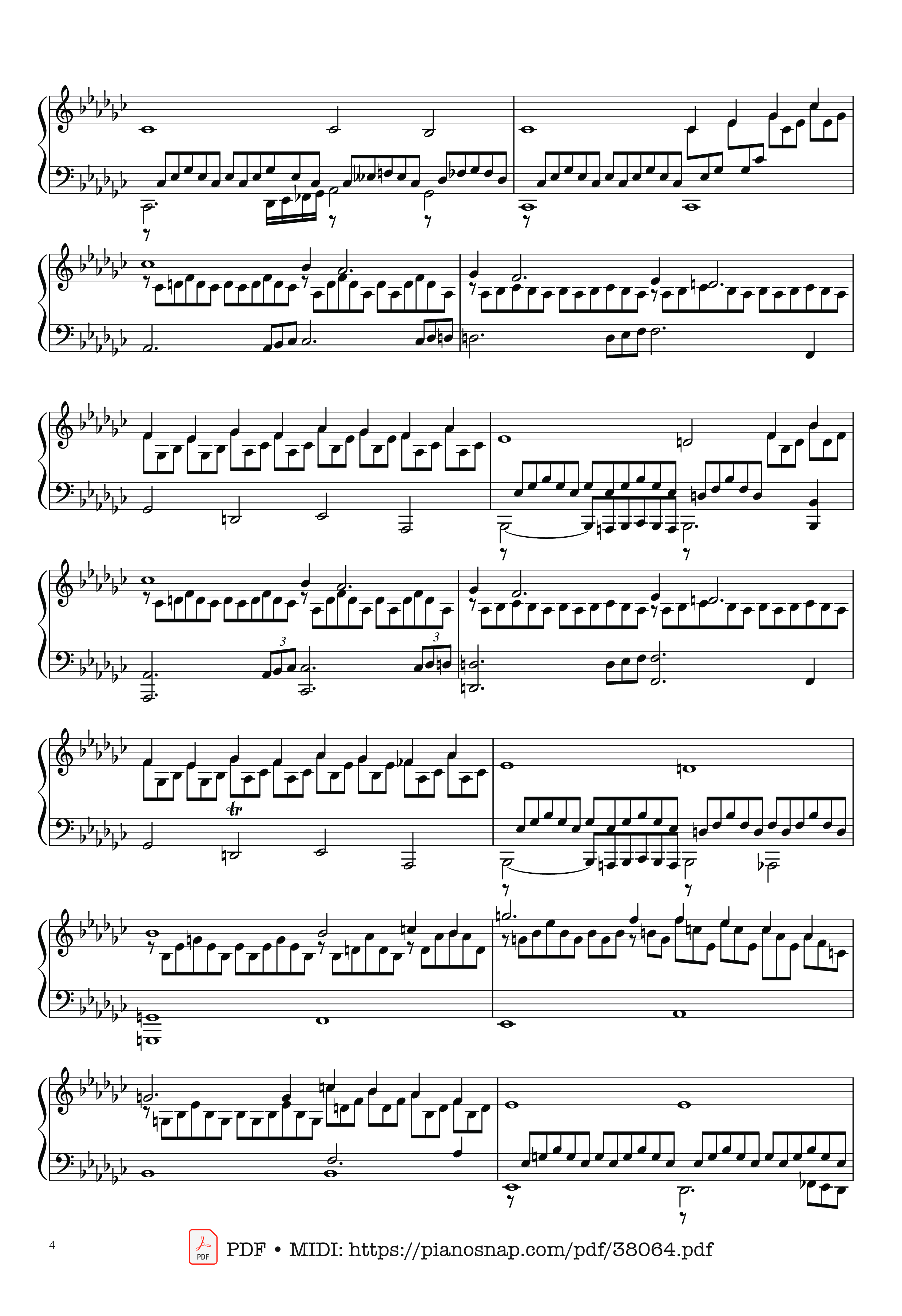 Trang 4 của Sheet nhạc PDF Piano bài hát Schubert Impromptu No. 3 Op. 90 D 899 - Franz Schubert