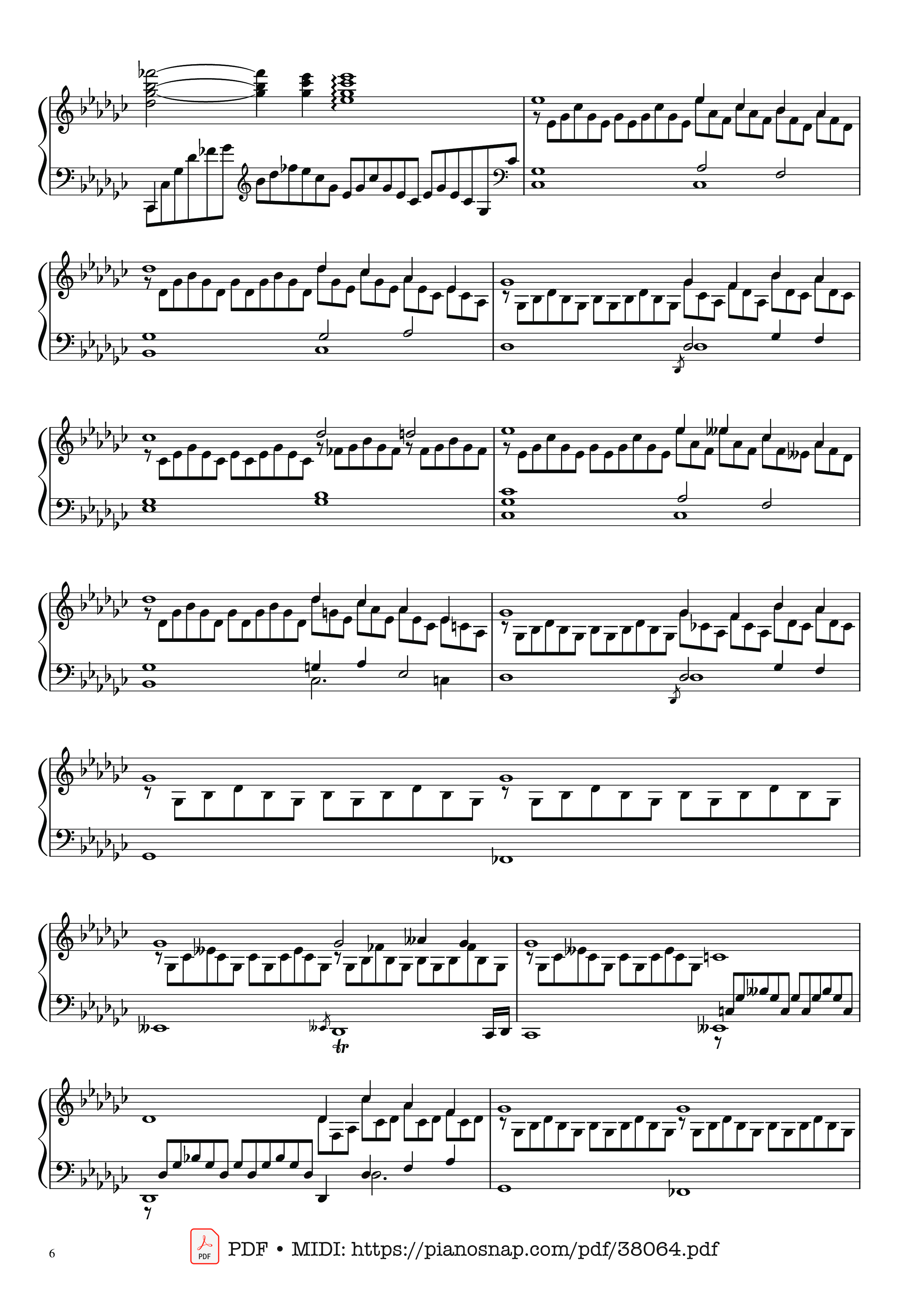 Trang 6 của Sheet nhạc PDF Piano bài hát Schubert Impromptu No. 3 Op. 90 D 899 - Franz Schubert