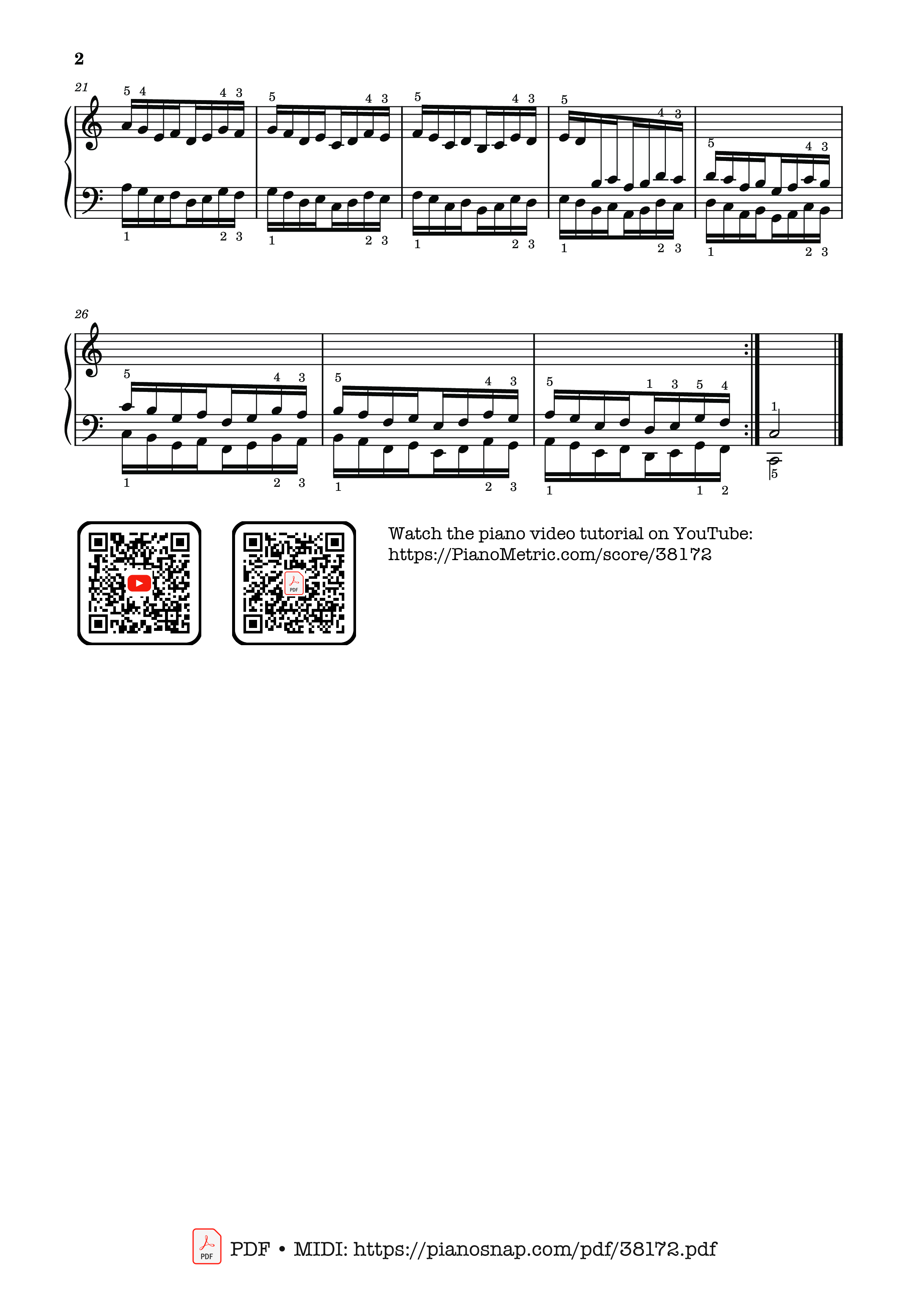 Trang 2 của Sheet nhạc PDF bài hát Hanon - The Virtuoso Pianist No. 18 - Charles-Louis Hanon